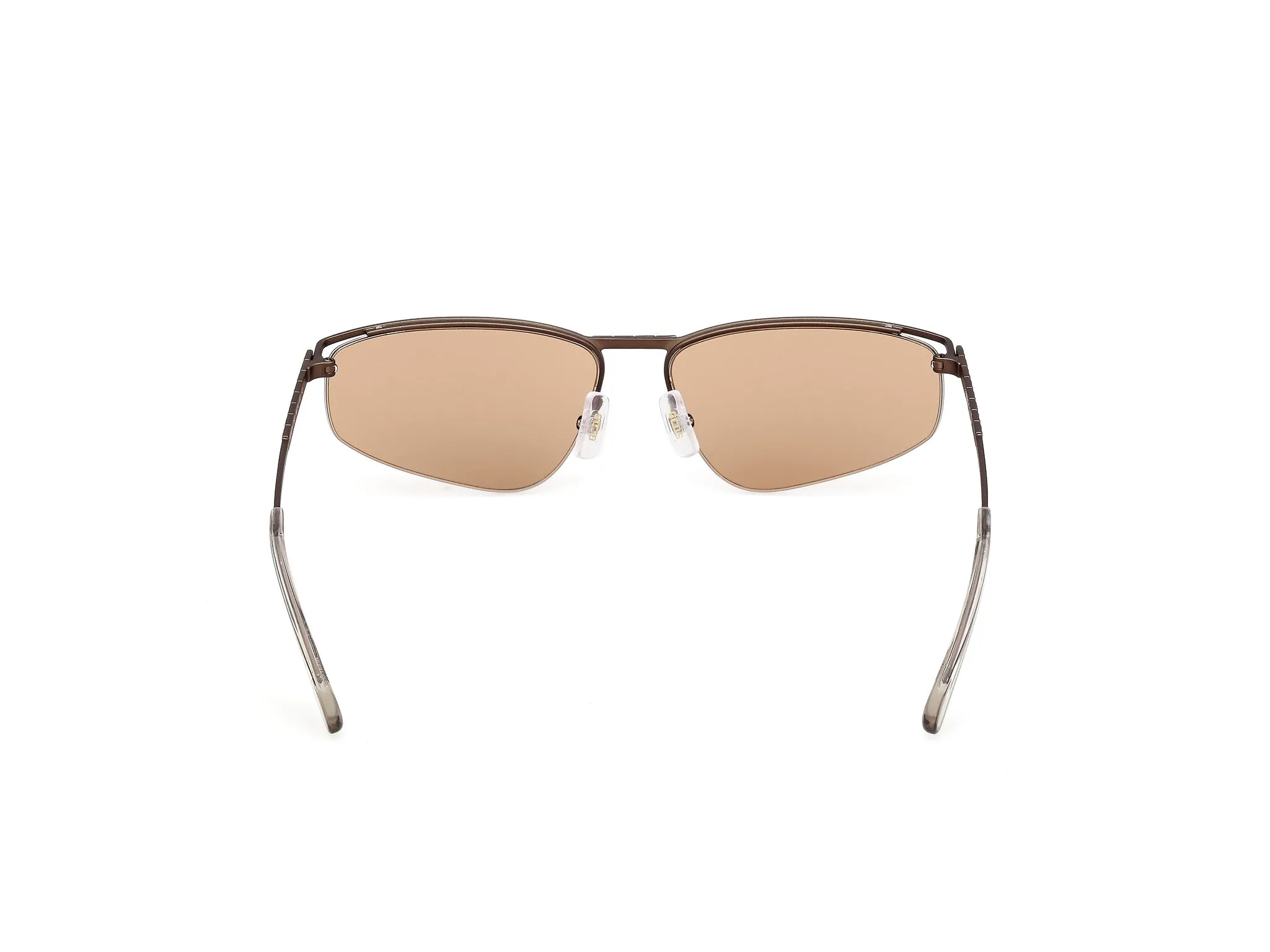 GCDS GD0071 35G Occhiali da sole Metallo Bronzo Marrone Geometrica Normale - immagine 4