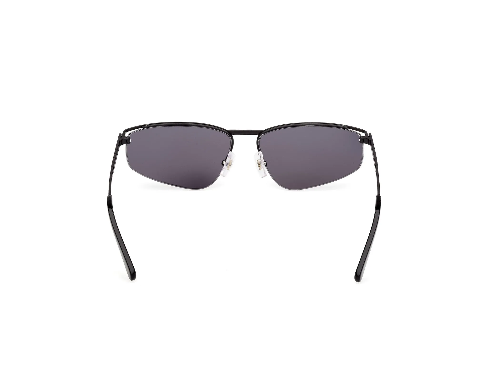 GCDS GD0071 02A Occhiali da sole Metallo Nero Fumo Geometrica Normale - immagine 4