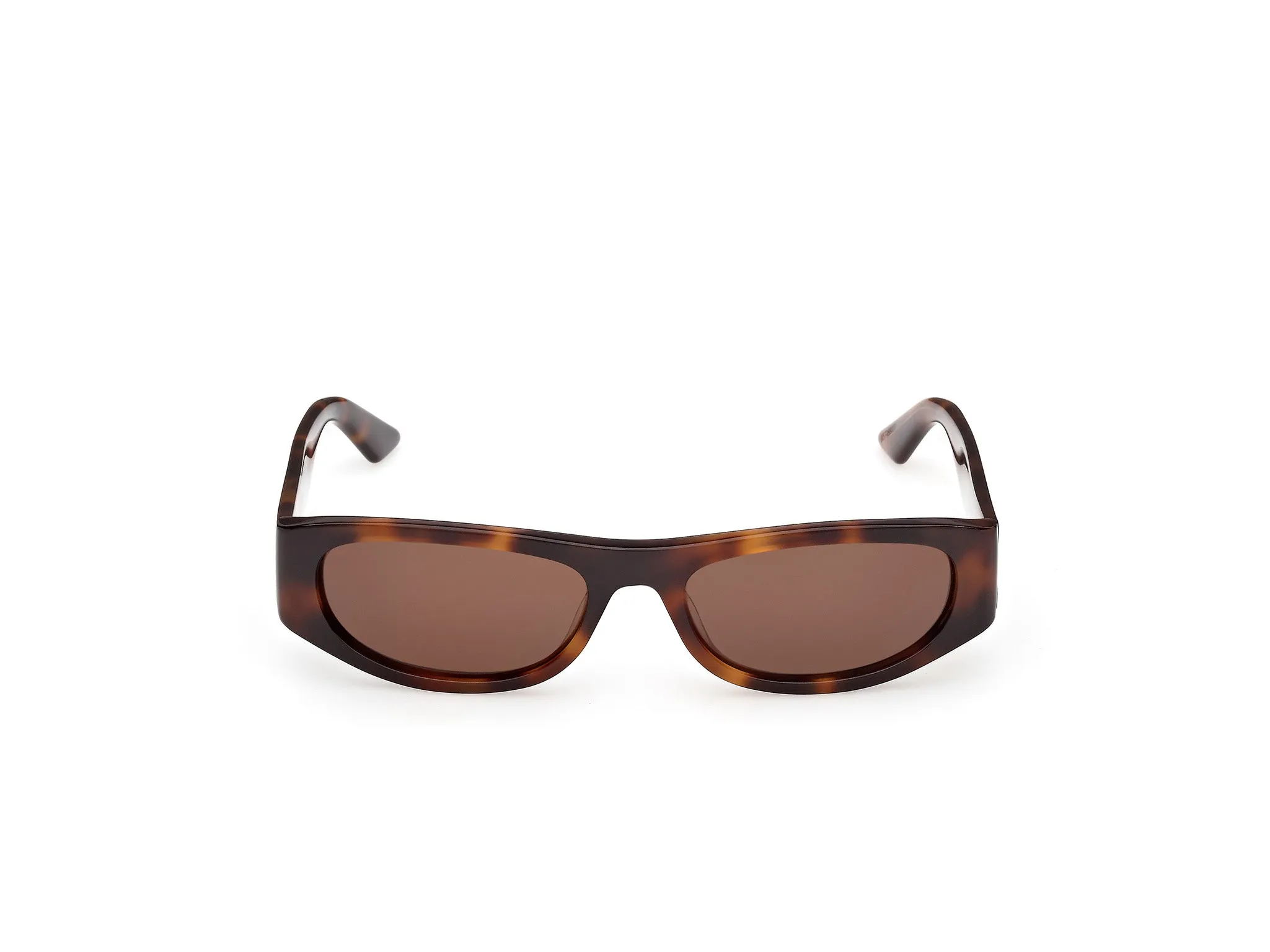 GCDS GD0070 52E Occhiali da sole Acetato Havana Marrone Rotonda Normale - immagine 2