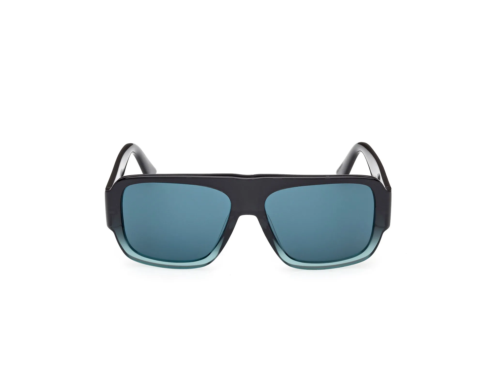 GCDS GD0069 89N Occhiali da sole Acetato Turchese Verde Squadrata Normale - immagine 2