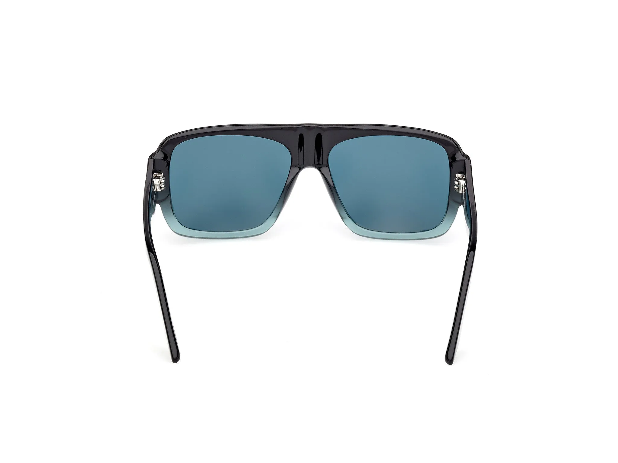 GCDS GD0069 89N Occhiali da sole Acetato Turchese Verde Squadrata Normale - immagine 4