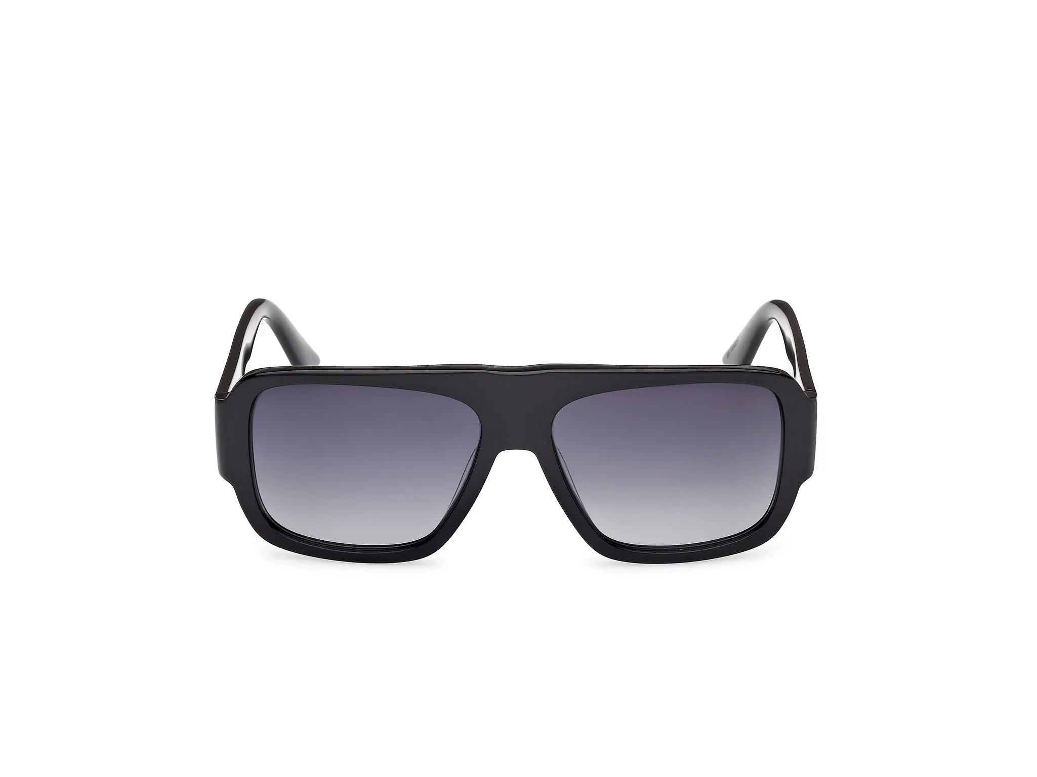 GCDS GD0069 01B Occhiali da sole Acetato Nero Fumo Squadrata Normale - immagine 2