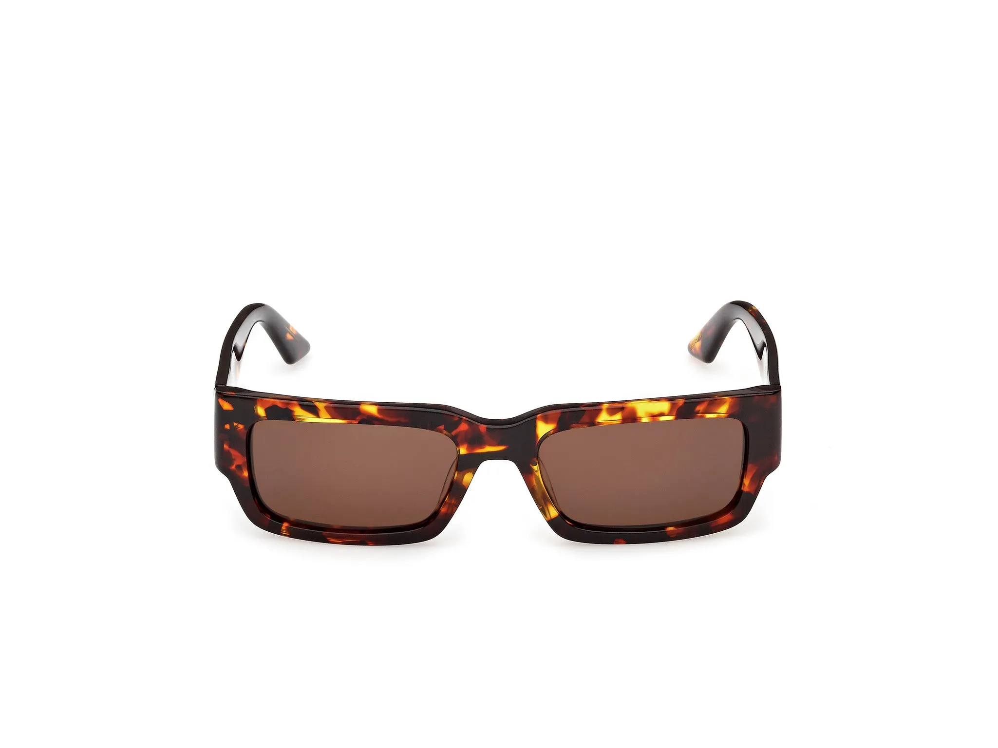 GCDS GD0068 52E Occhiali da sole Acetato Havana Marrone Squadrata Normale - immagine 2