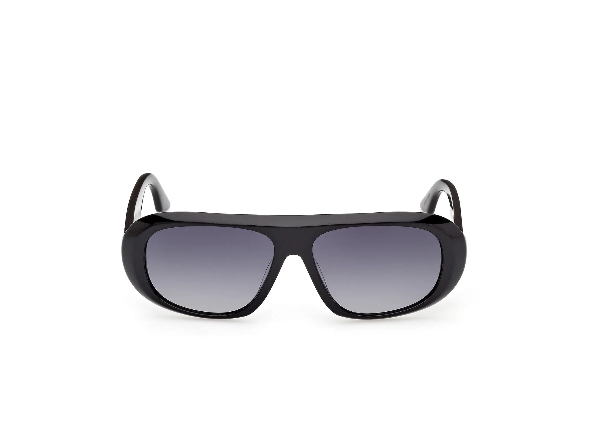 GCDS GD0067 GIULIANO 01B Occhiali da sole Acetato Nero Fumo Squadrata Normale - immagine 2