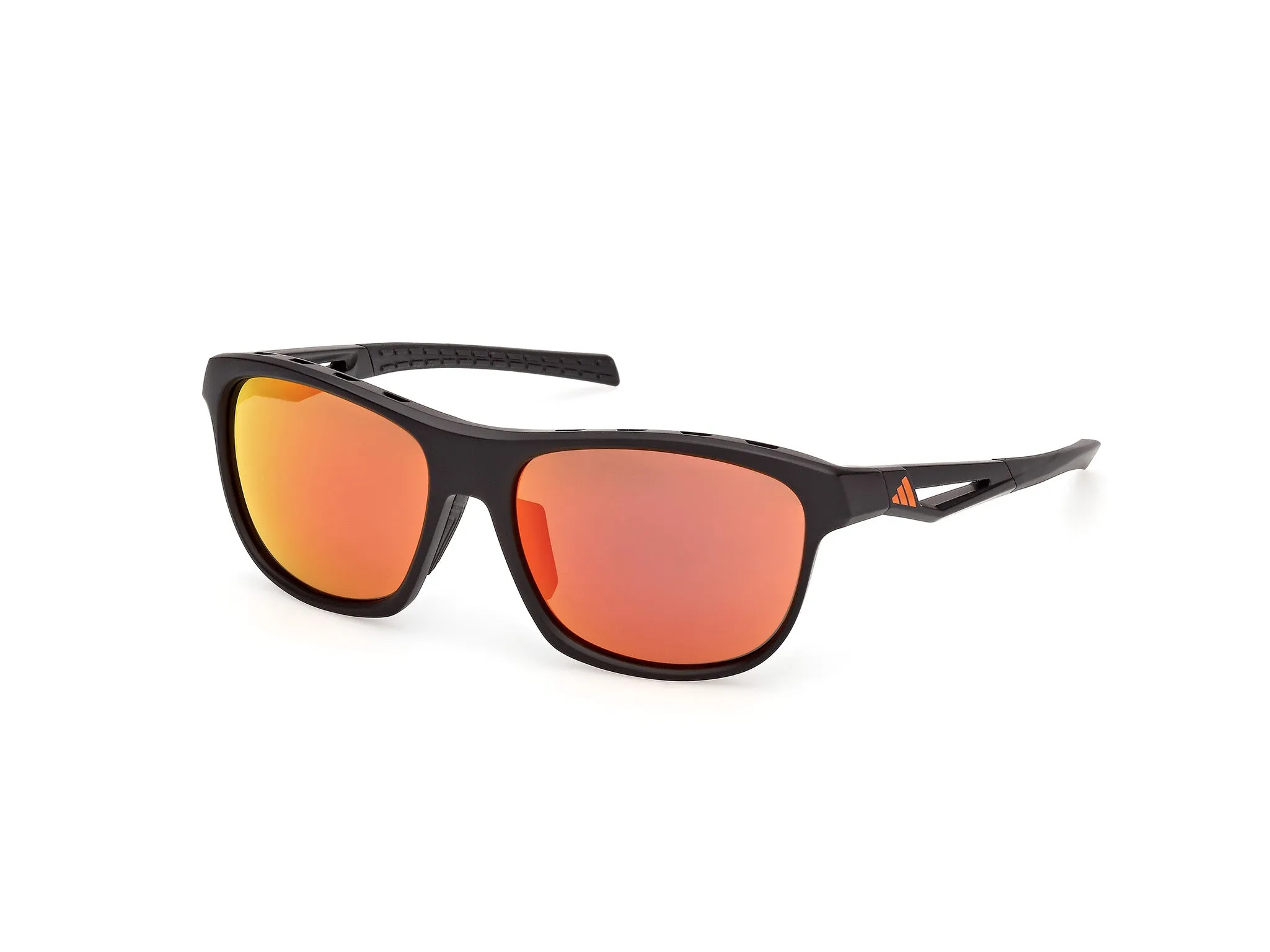 Adidas Sport SP0118 02L Occhiali da sole Iniettato Nero Roviex Squadrata Normale - immagine 1