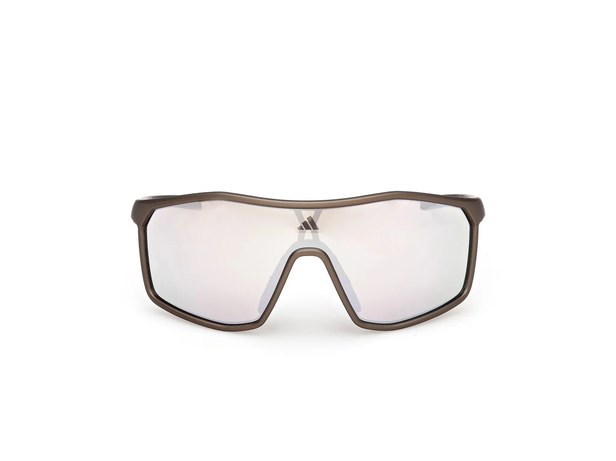 Adidas Sport SP0117 KALIDRO 49G Occhiali da sole Iniettato Marrone Marrone Maschera Normale - immagine 2
