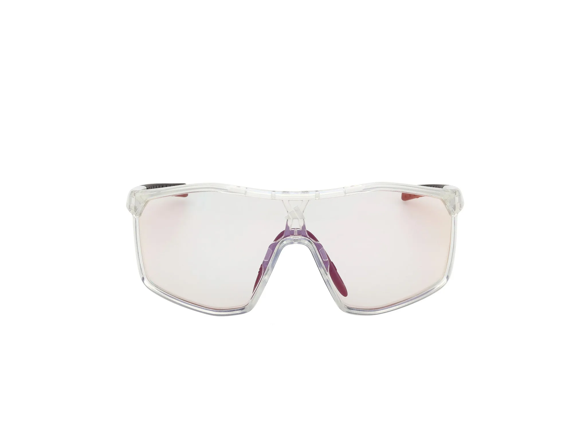 Adidas Sport SP0117 KALIDRO 26L Occhiali da sole Iniettato Trasparente Roviex Maschera Fotocromatiche - immagine 2