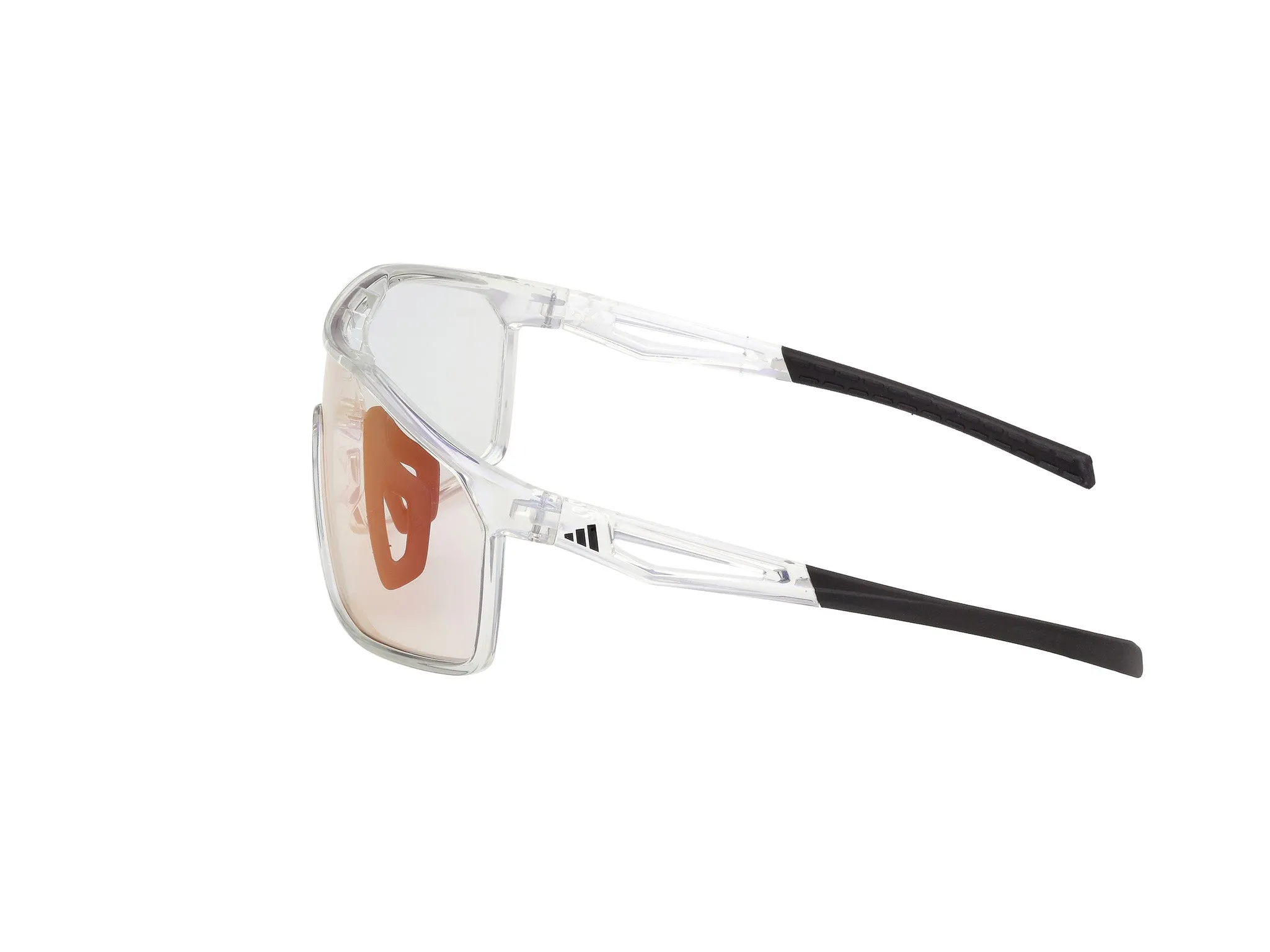 Adidas Sport SP0117 KALIDRO 26L Occhiali da sole Iniettato Trasparente Roviex Maschera Fotocromatiche - immagine 3
