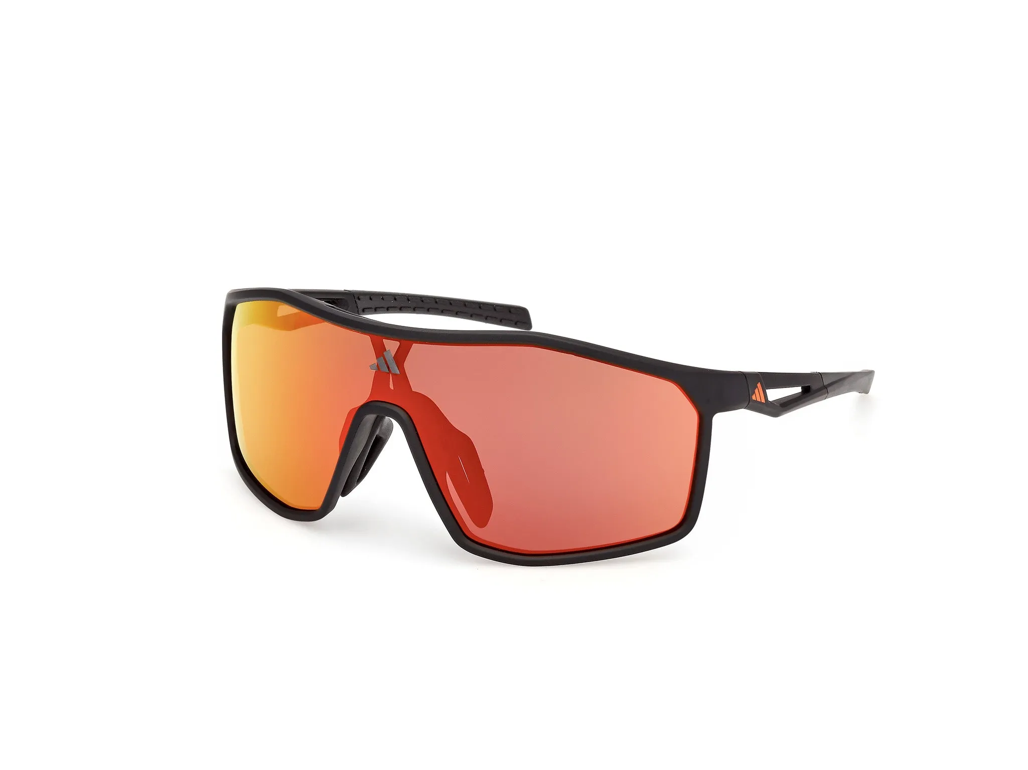 Adidas Sport SP0117 KALIDRO 02L Occhiali da sole Iniettato Nero Roviex Maschera Normale - immagine 1