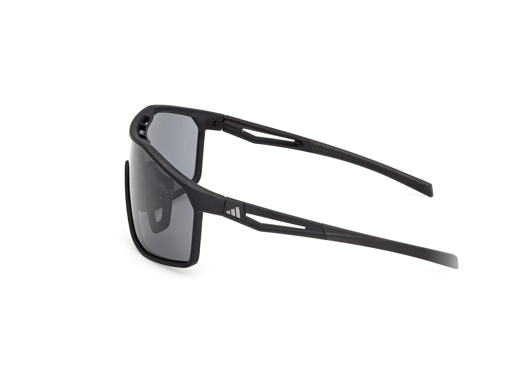 Adidas Sport SP0117 KALIDRO 02A Occhiali da sole Iniettato Nero Fumo Maschera Normale - immagine 3