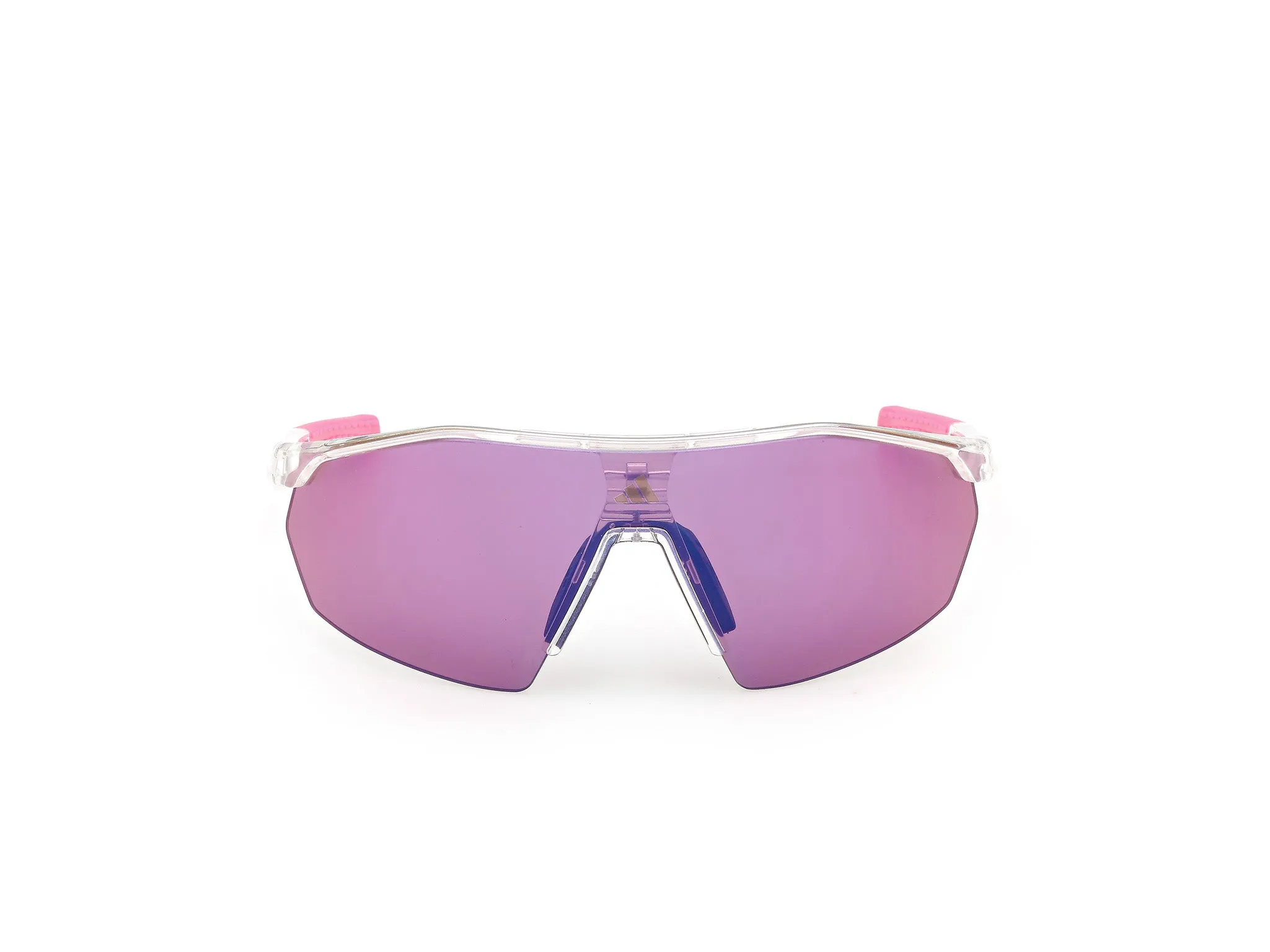 Adidas Sport SP0116 ANEMOS LIGHT S 26Z Occhiali da sole Iniettato Trasparente Viola Maschera Normale - immagine 2