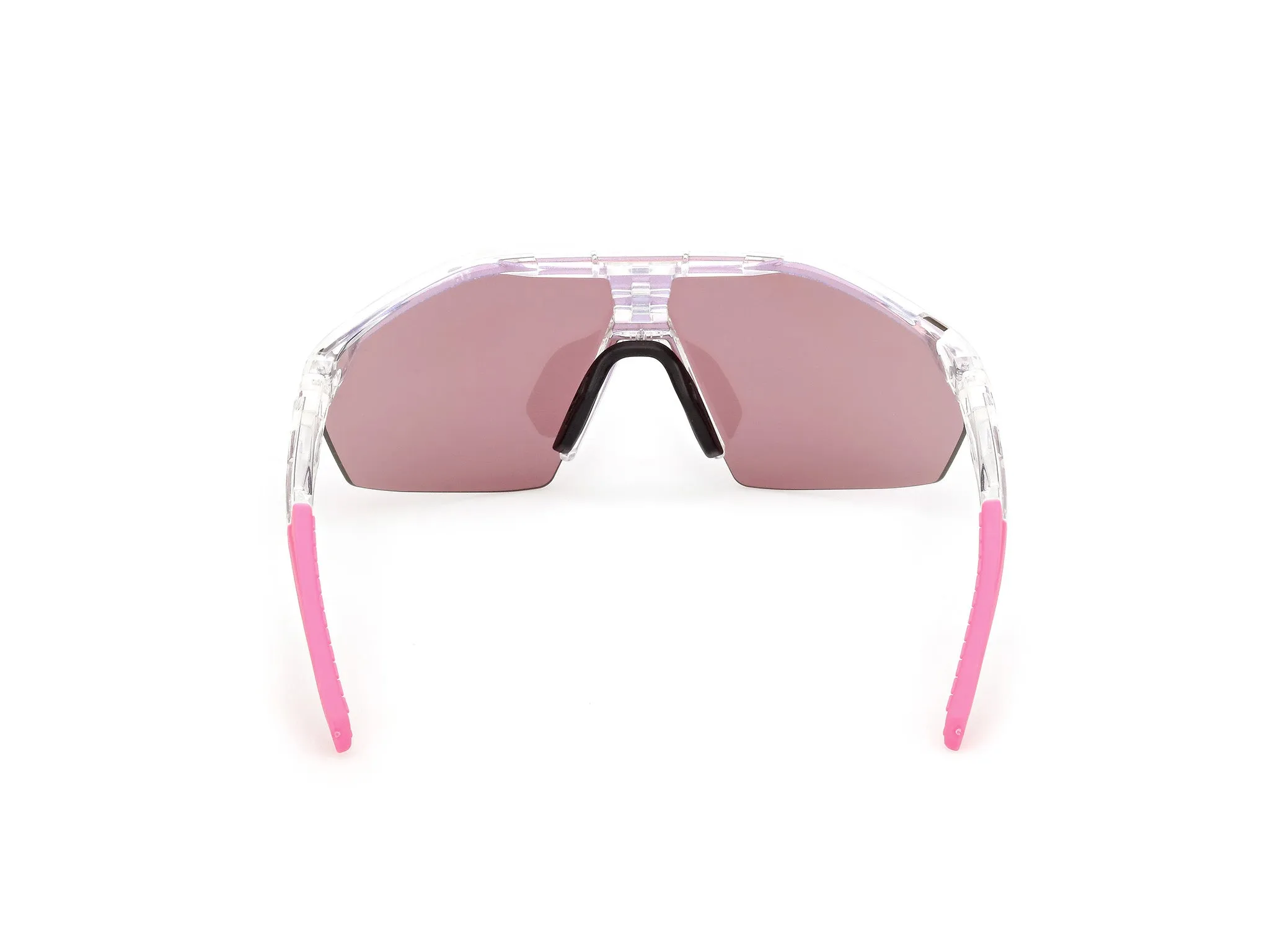 Adidas Sport SP0116 ANEMOS LIGHT S 26Z Occhiali da sole Iniettato Trasparente Viola Maschera Normale - immagine 4