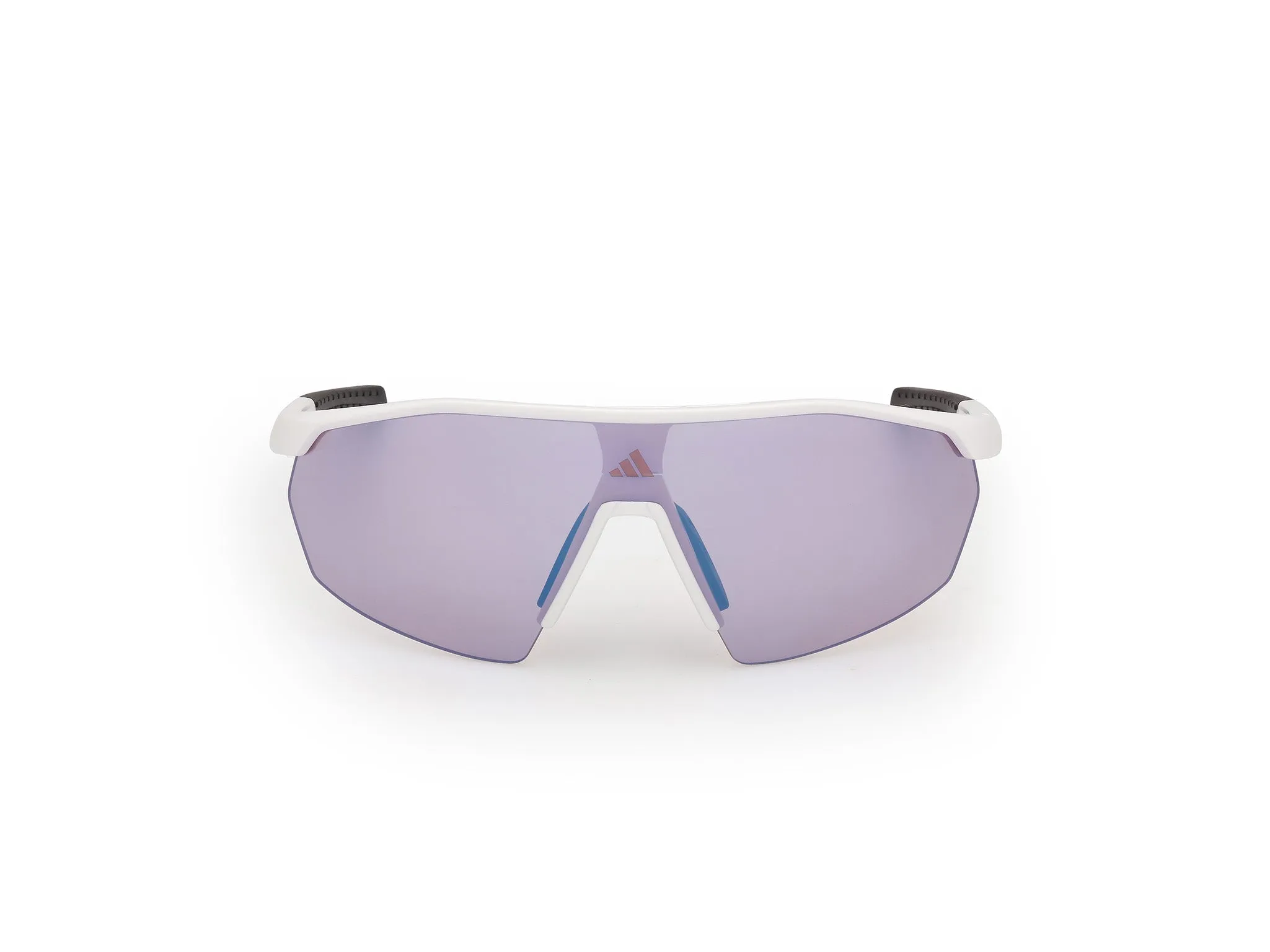 Adidas Sport SP0116 ANEMOS LIGHT S 21X Occhiali da sole Iniettato Bianco Blu Maschera Fotocromatiche - immagine 2