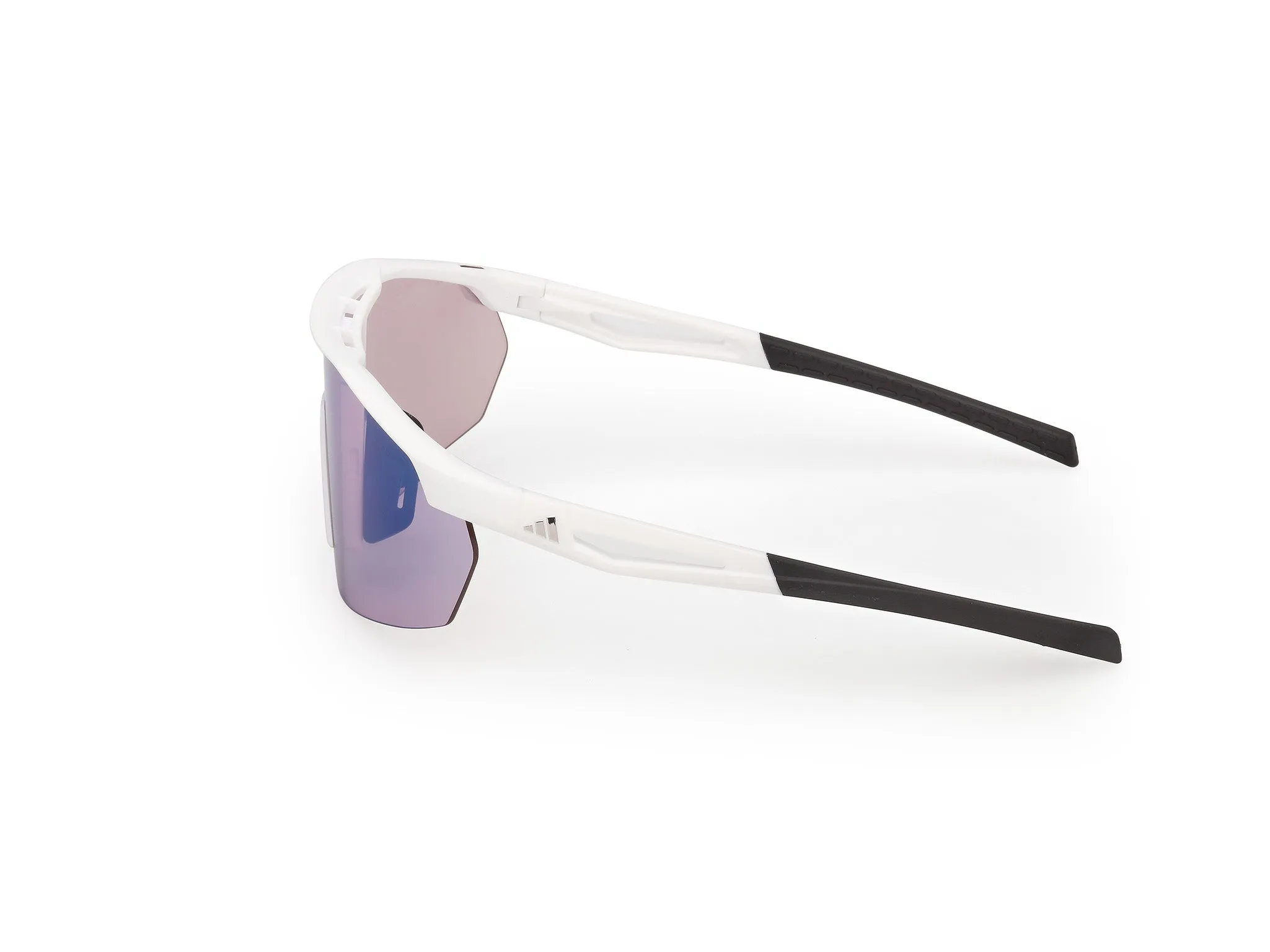 Adidas Sport SP0116 ANEMOS LIGHT S 21X Occhiali da sole Iniettato Bianco Blu Maschera Fotocromatiche - immagine 3