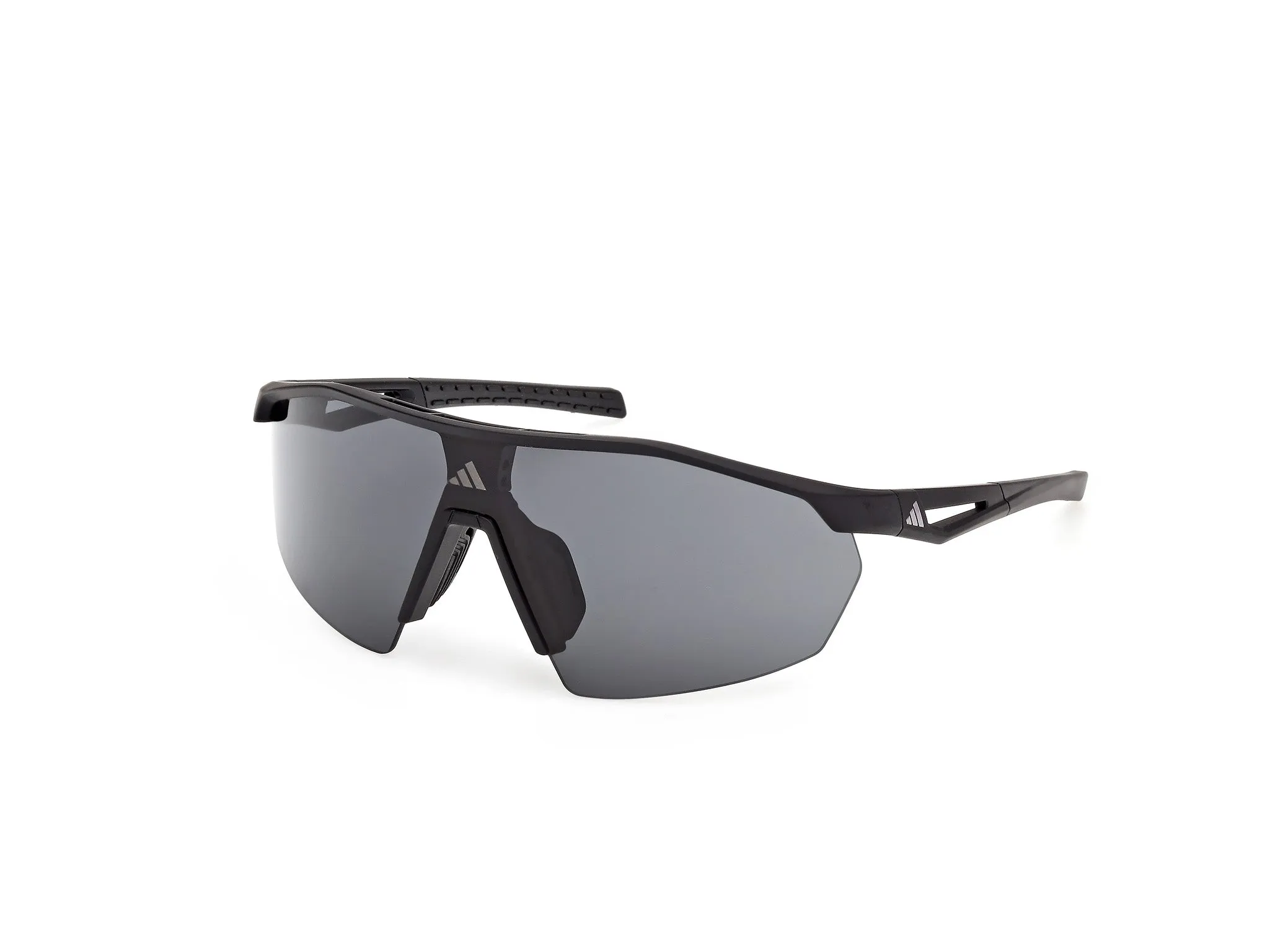 Adidas Sport SP0116 ANEMOS LIGHT S 02A Occhiali da sole Iniettato Nero Fumo Maschera Normale - immagine 1