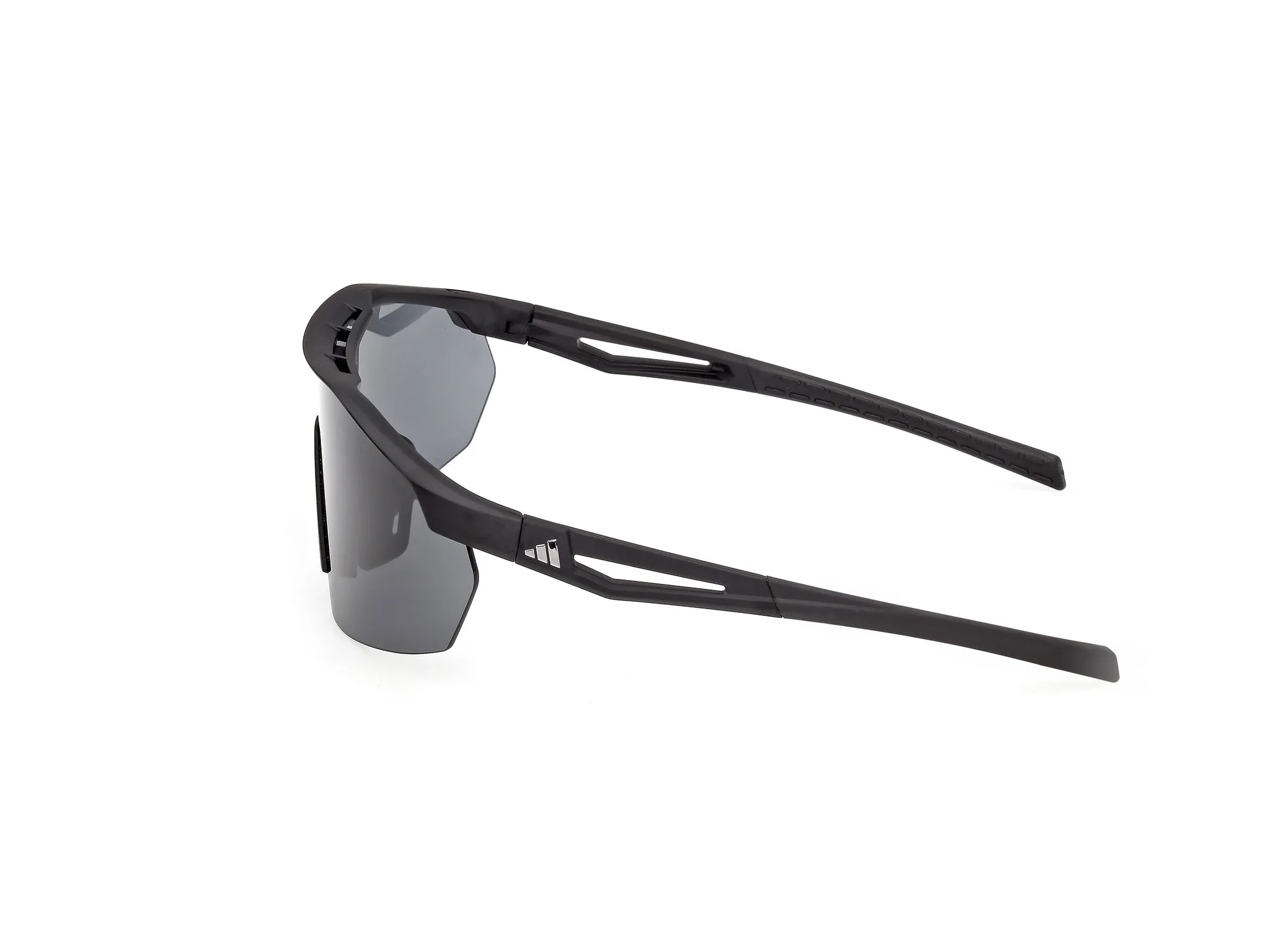 Adidas Sport SP0116 ANEMOS LIGHT S 02A Occhiali da sole Iniettato Nero Fumo Maschera Normale - immagine 3