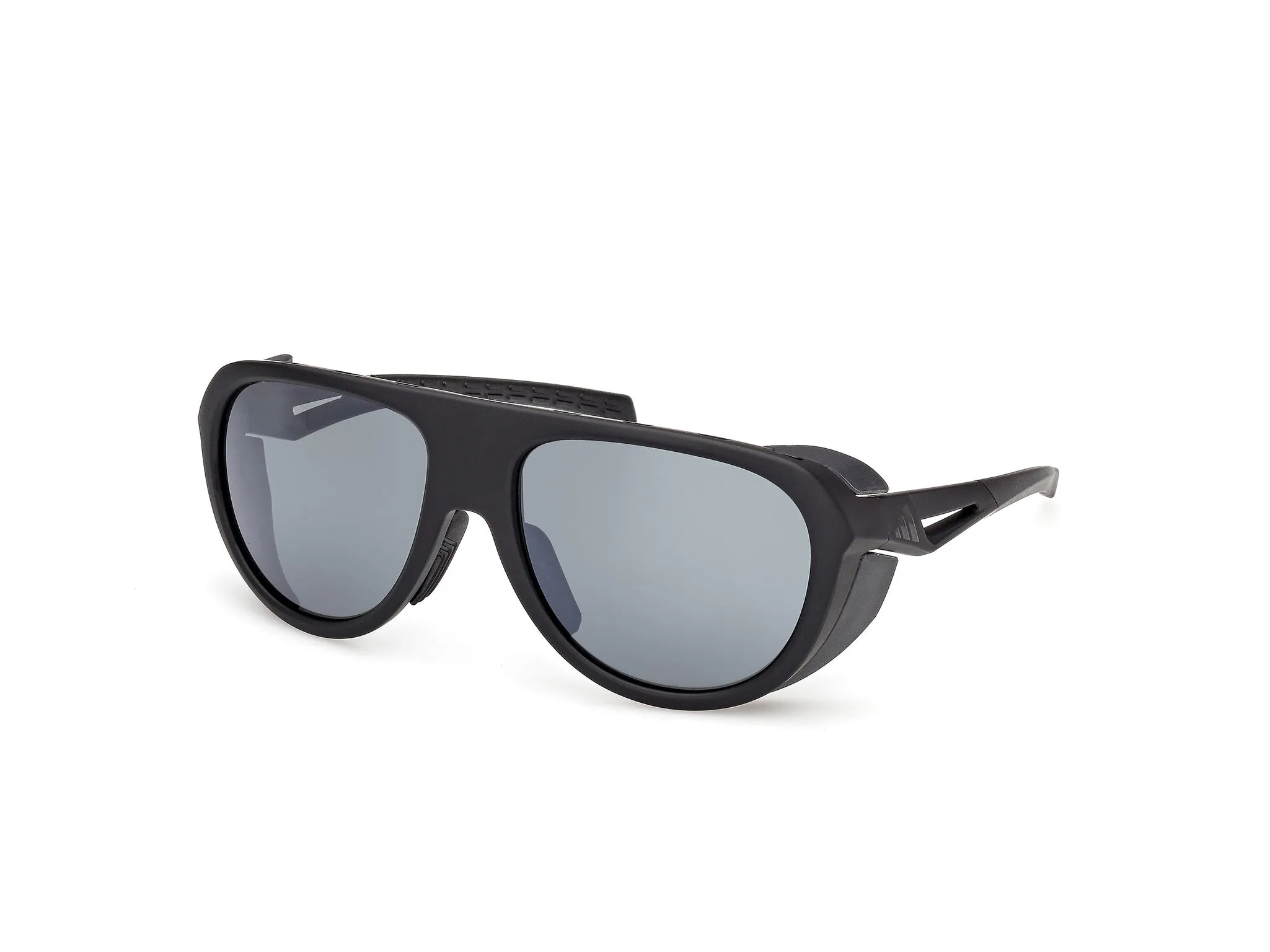 Adidas Sport SP0110 02D Occhiali da sole Iniettato Nero Fumo Pilot Polarizzata - immagine 3