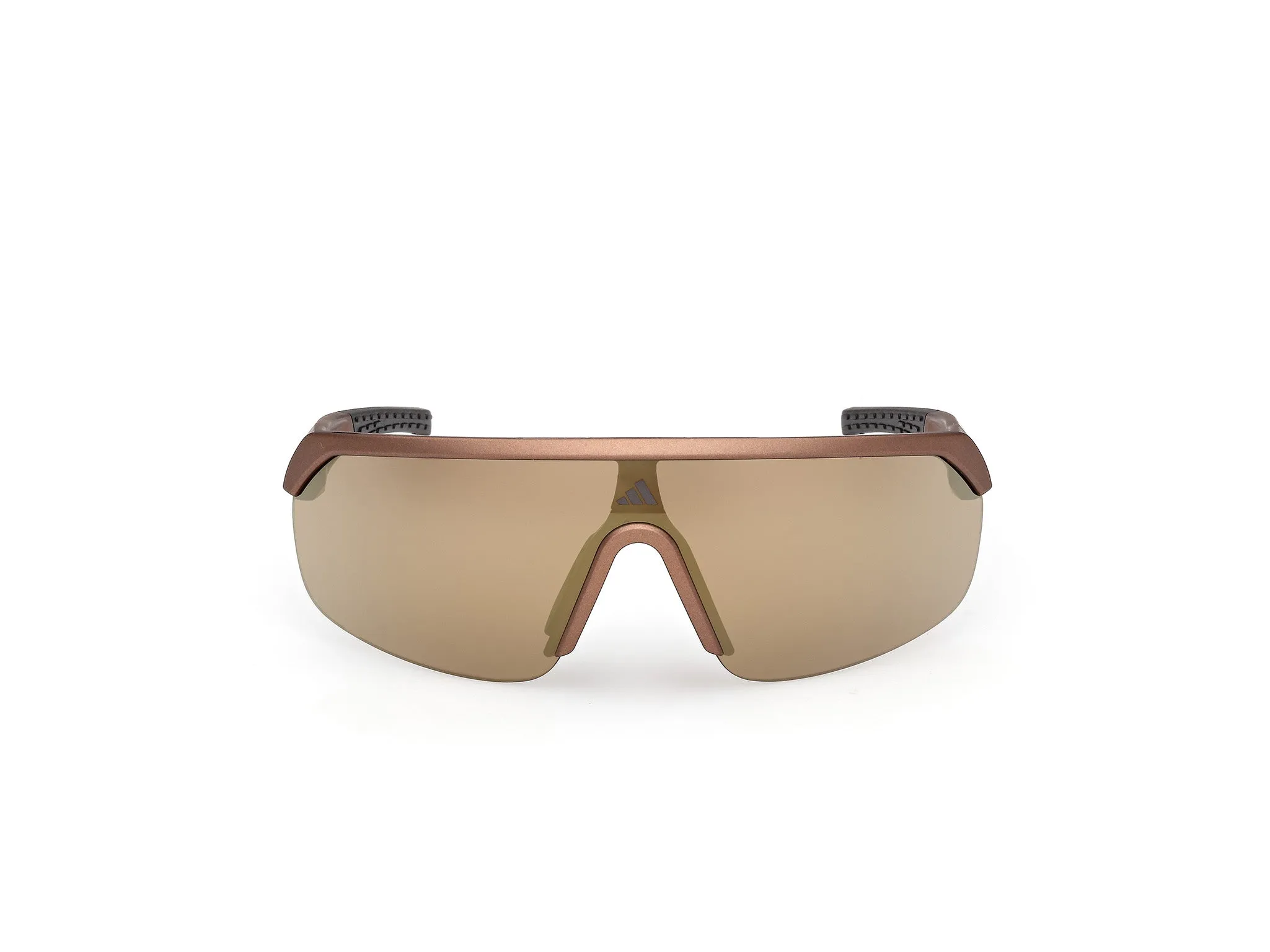 Adidas Sport SP0109 49G Occhiali da sole Iniettato Marrone Marrone Maschera Normale - immagine 2