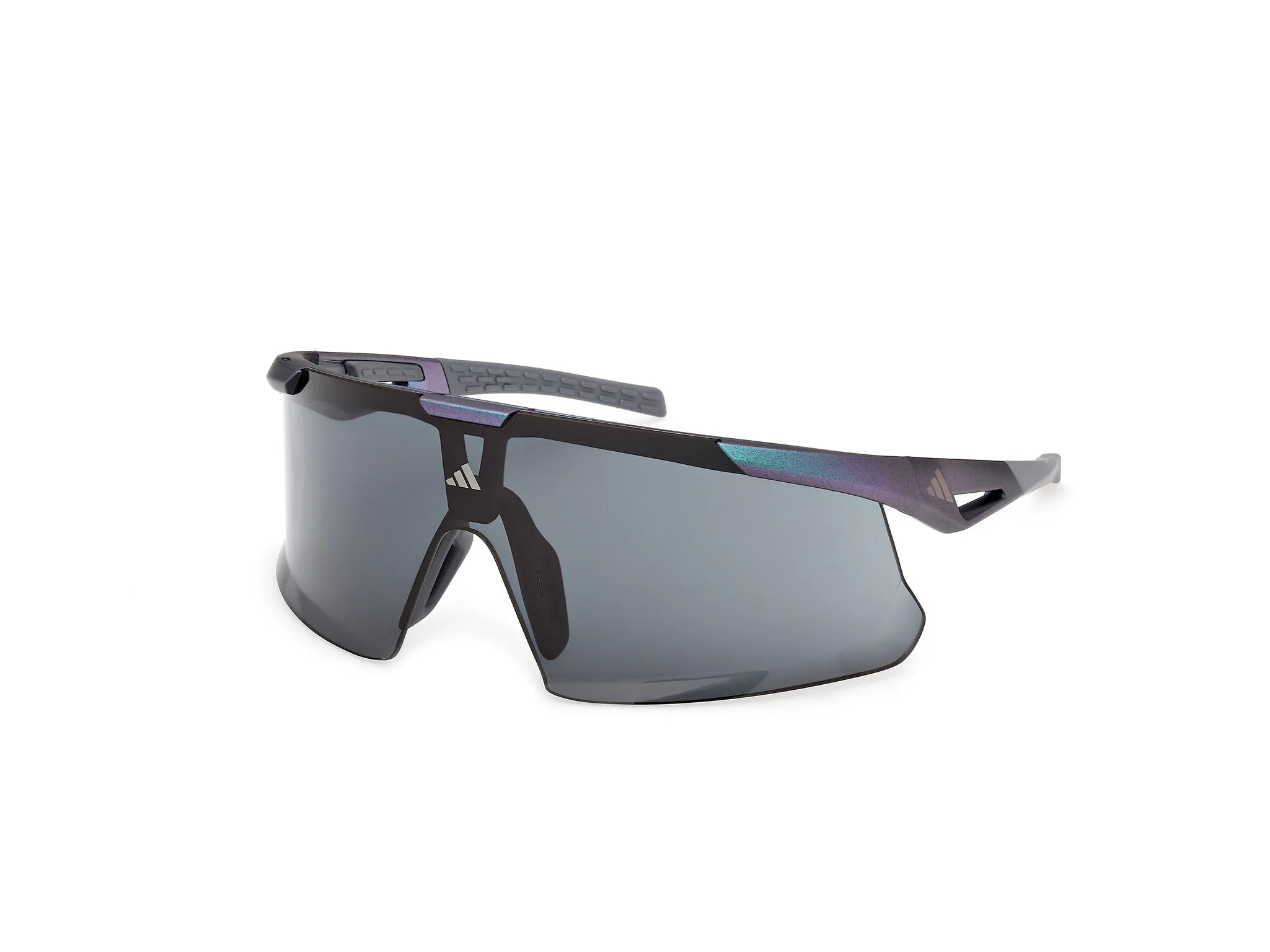 Adidas Sport SP0106 ADIDAS DUNAMIS EVO 97A Occhiali da sole Iniettato Verde Fumo Maschera Normale - immagine 1
