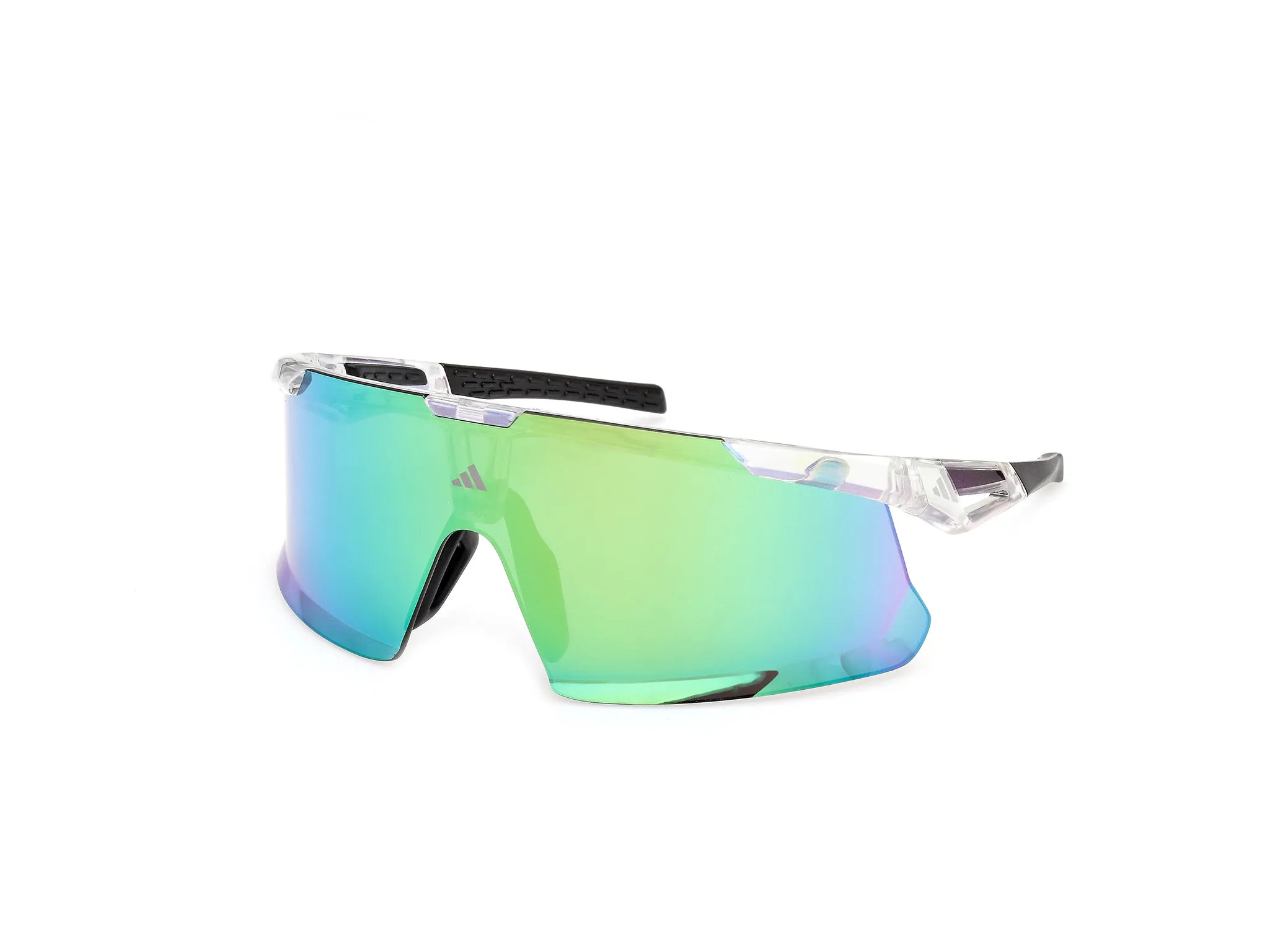 Adidas Sport SP0106 ADIDAS DUNAMIS EVO 26Q Occhiali da sole Iniettato Trasparente Verde Maschera Normale - immagine 1