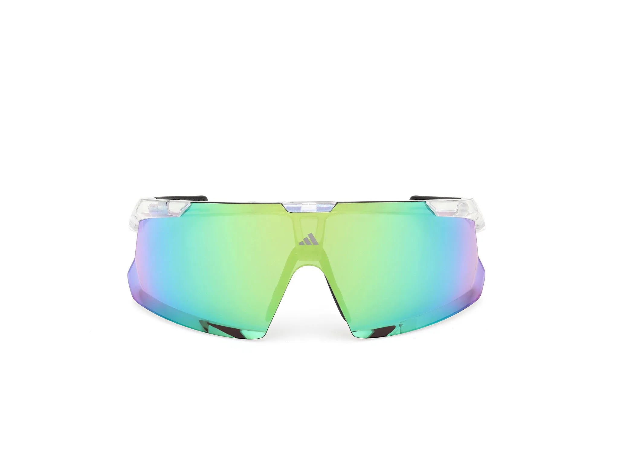 Adidas Sport SP0106 ADIDAS DUNAMIS EVO 26Q Occhiali da sole Iniettato Trasparente Verde Maschera Normale - immagine 2