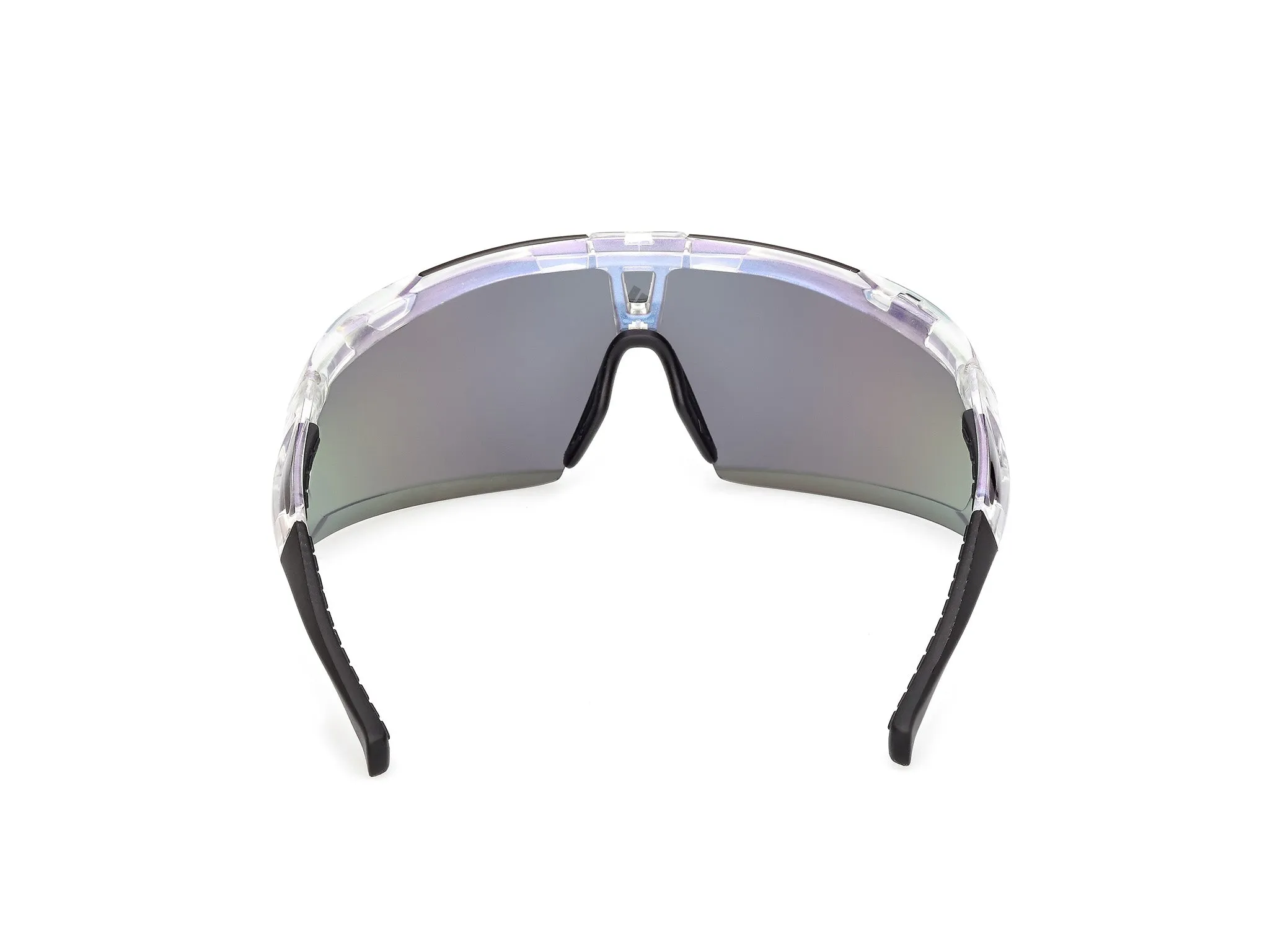 Adidas Sport SP0106 ADIDAS DUNAMIS EVO 26Q Occhiali da sole Iniettato Trasparente Verde Maschera Normale - immagine 4