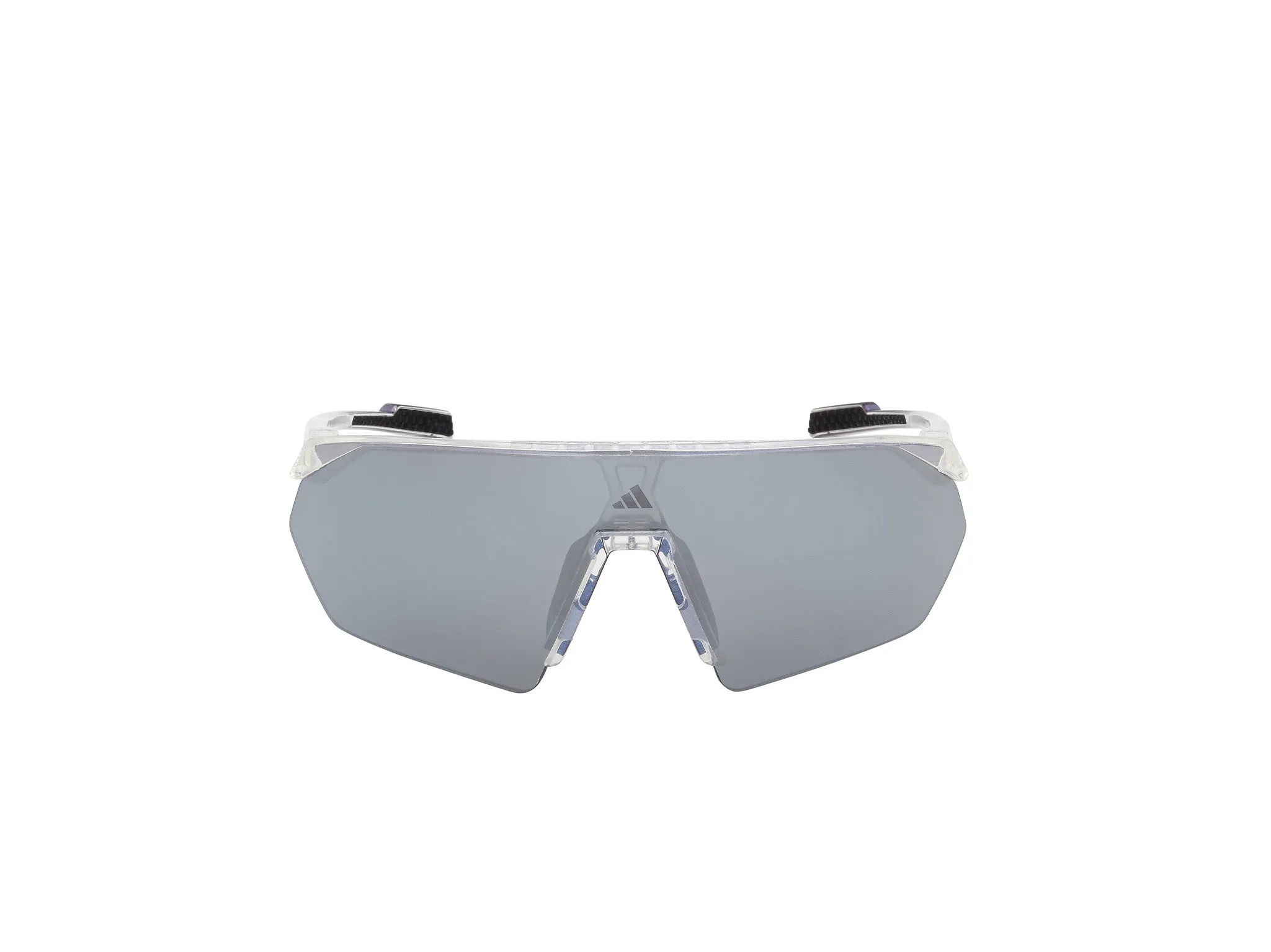 Adidas Sport SP0076 ANEMOS OG S 26C Occhiali da sole Iniettato Trasparente Fumo Maschera Normale - immagine 2
