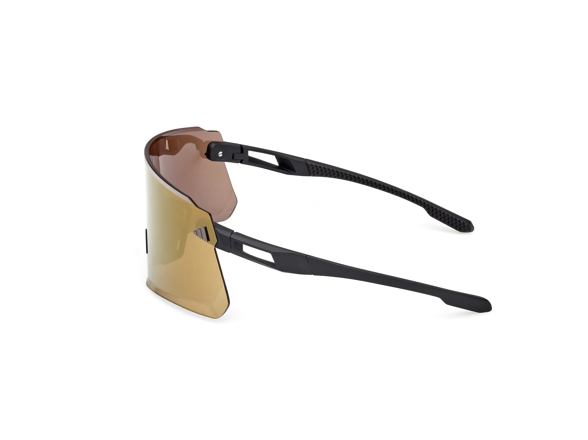 Adidas Sport SP0114 ADIDAS DUNAMIS PRO S 02G Occhiali da sole Iniettato Nero Marrone Maschera Normale - immagine 3