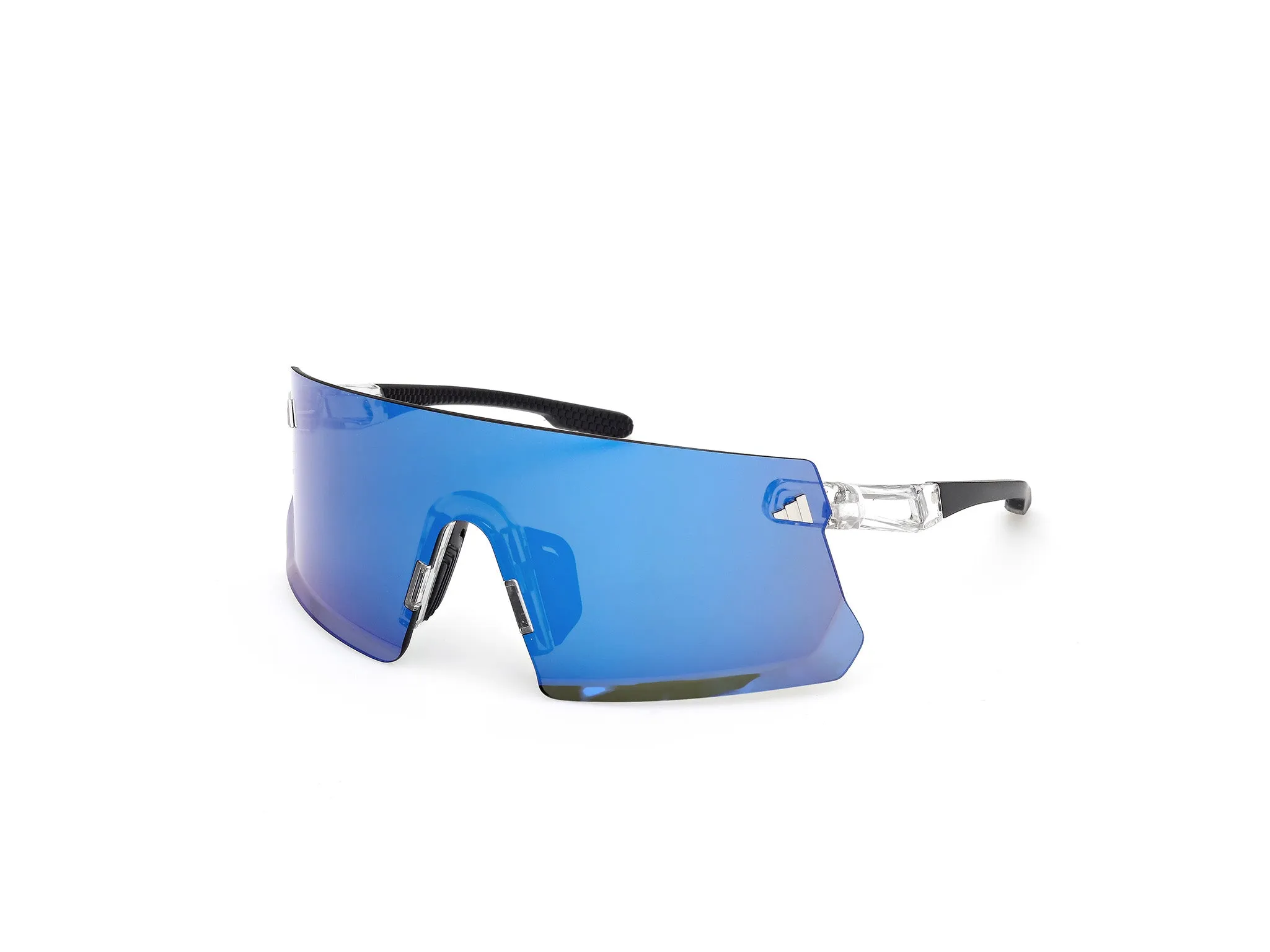 Adidas Sport SP0113 ADIDAS DUNAMIS S 26X Occhiali da sole Iniettato Trasparente Blu Maschera Normale - immagine 1