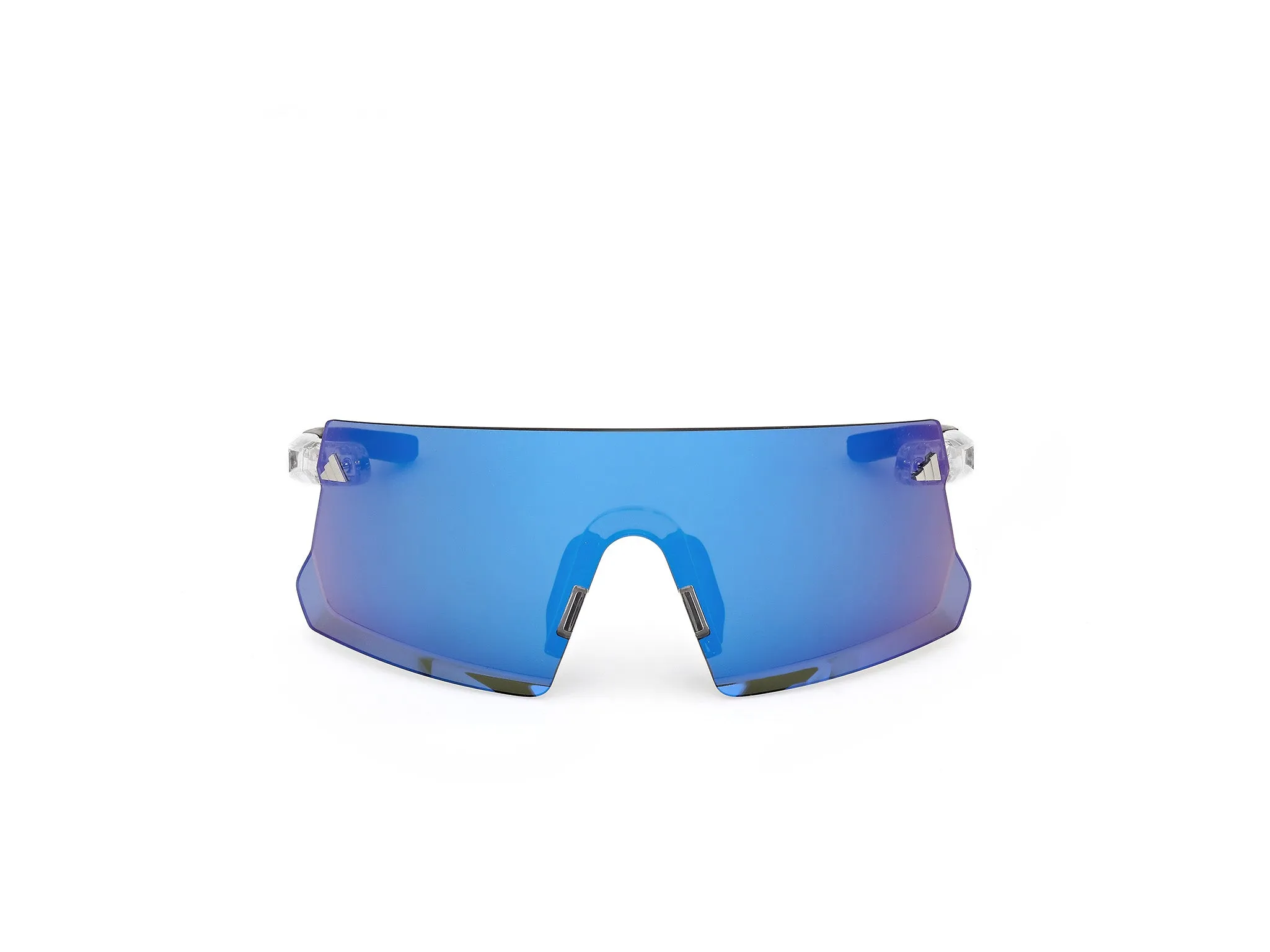 Adidas Sport SP0113 ADIDAS DUNAMIS S 26X Occhiali da sole Iniettato Trasparente Blu Maschera Normale - immagine 2