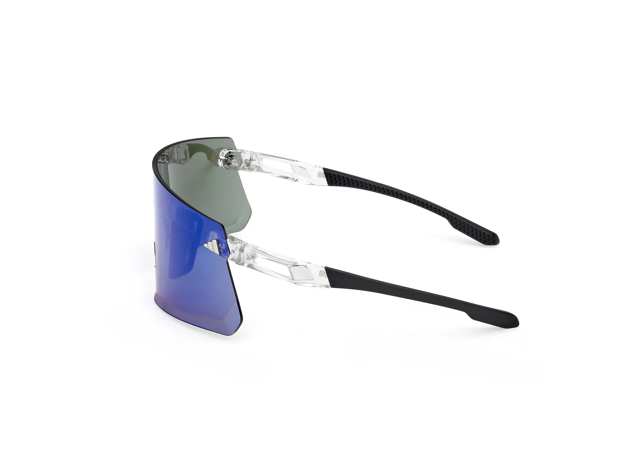 Adidas Sport SP0113 ADIDAS DUNAMIS S 26X Occhiali da sole Iniettato Trasparente Blu Maschera Normale - immagine 3