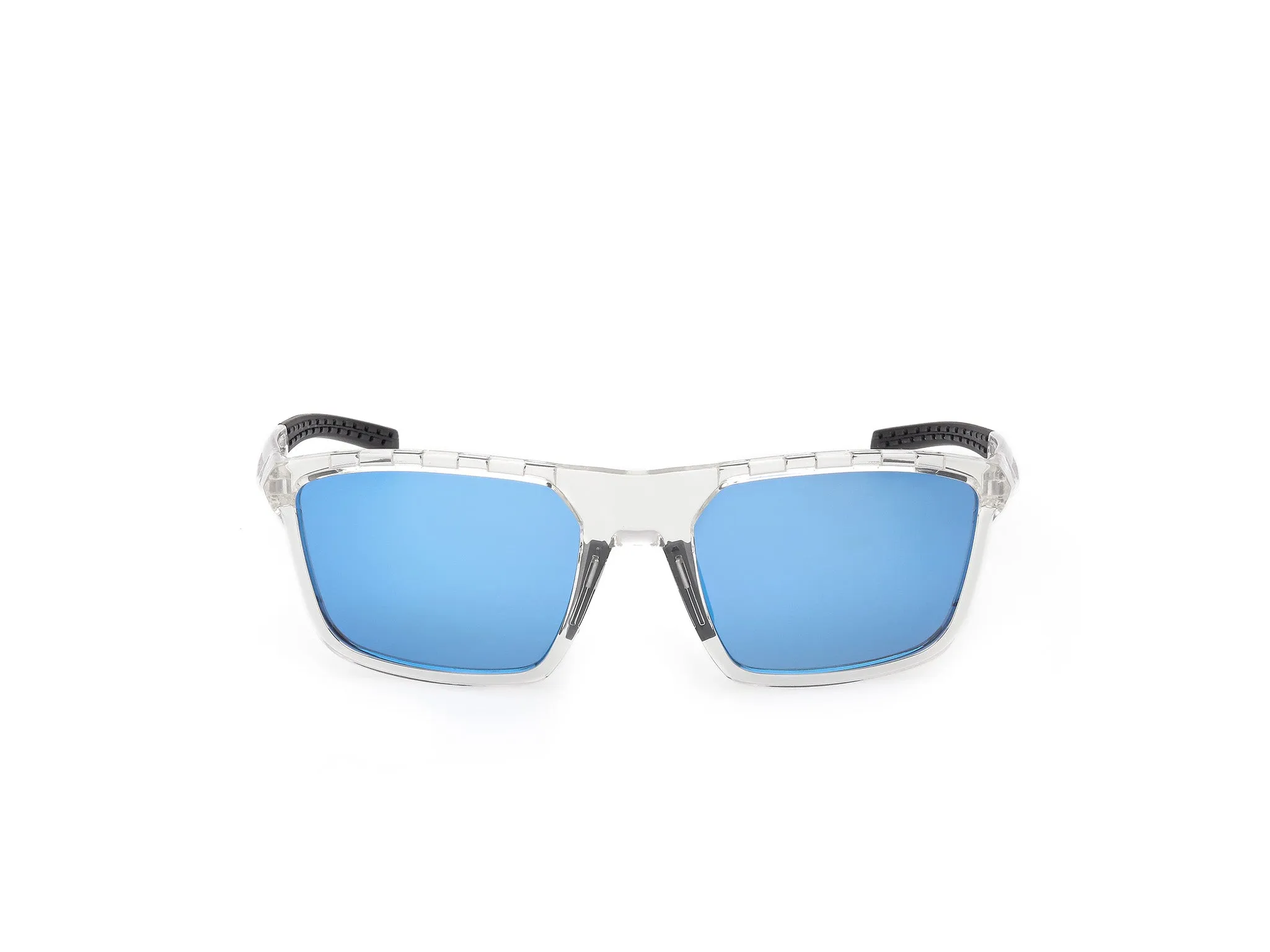 Adidas Sport SP0111 26X Occhiali da sole Iniettato Trasparente Blu Squadrata Normale - immagine 2