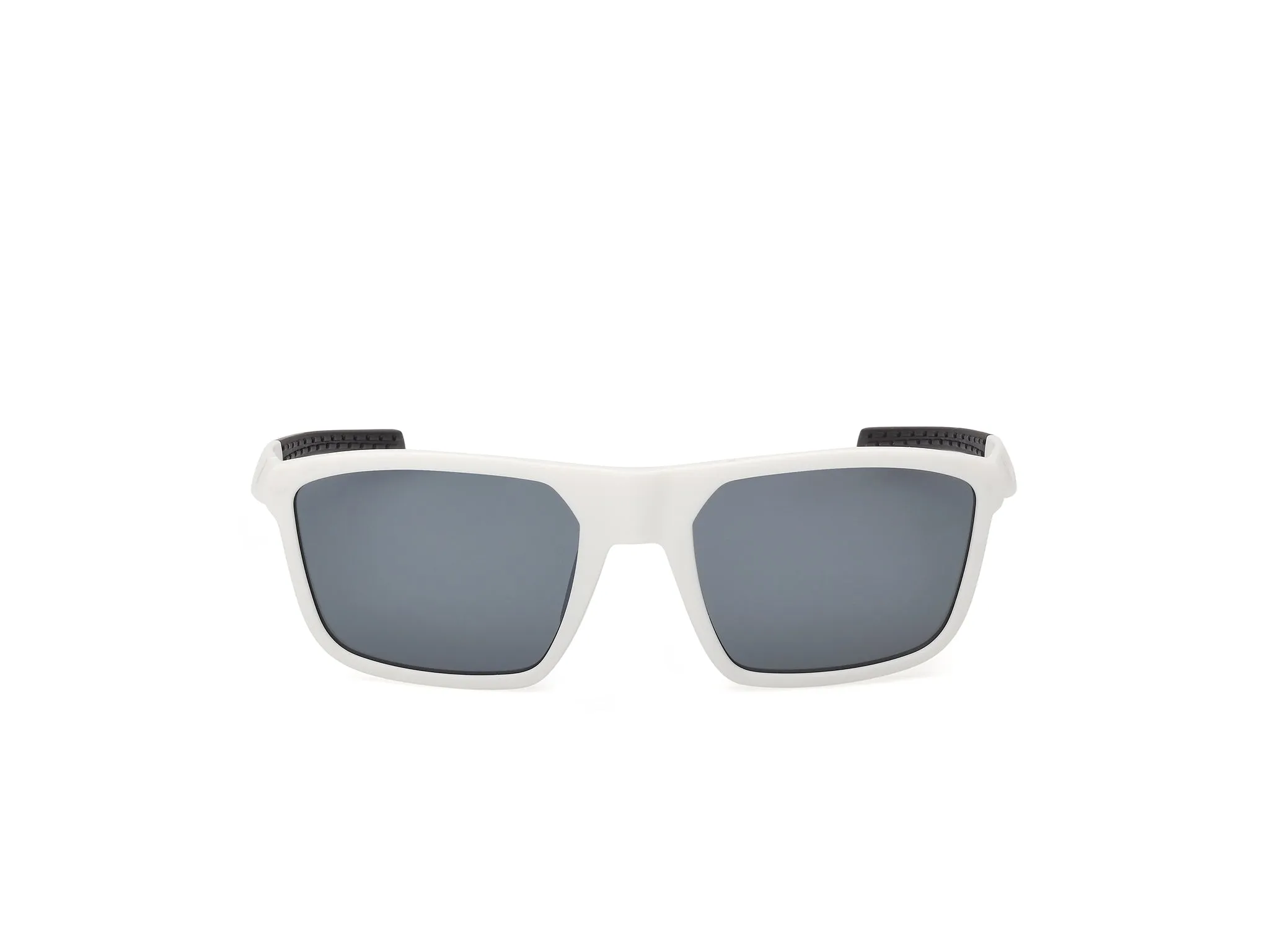 Adidas Sport SP0111 21D Occhiali da sole Iniettato Bianco Fumo Squadrata Polarizzata - immagine 2