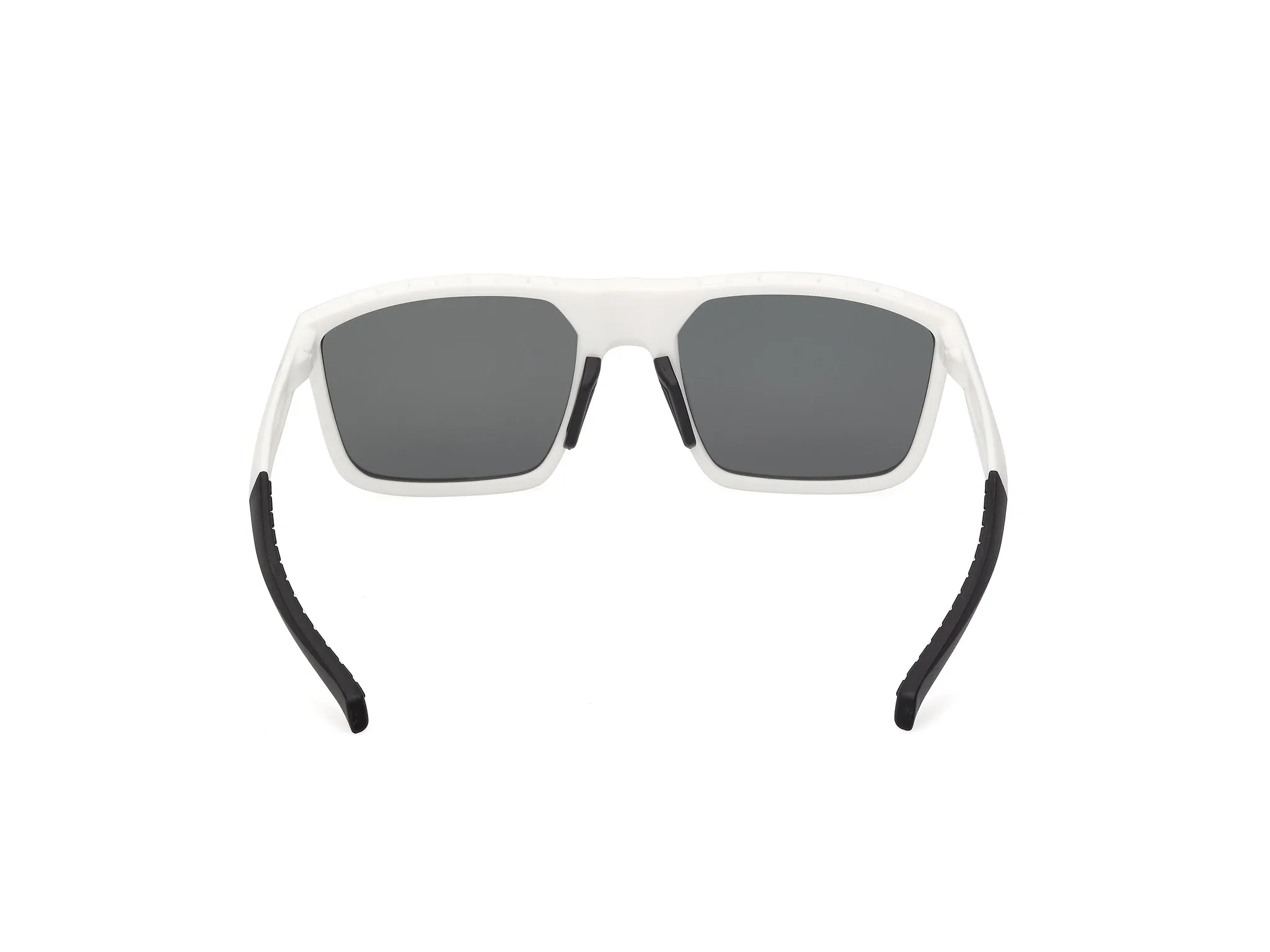 Adidas Sport SP0111 21D Occhiali da sole Iniettato Bianco Fumo Squadrata Polarizzata - immagine 4