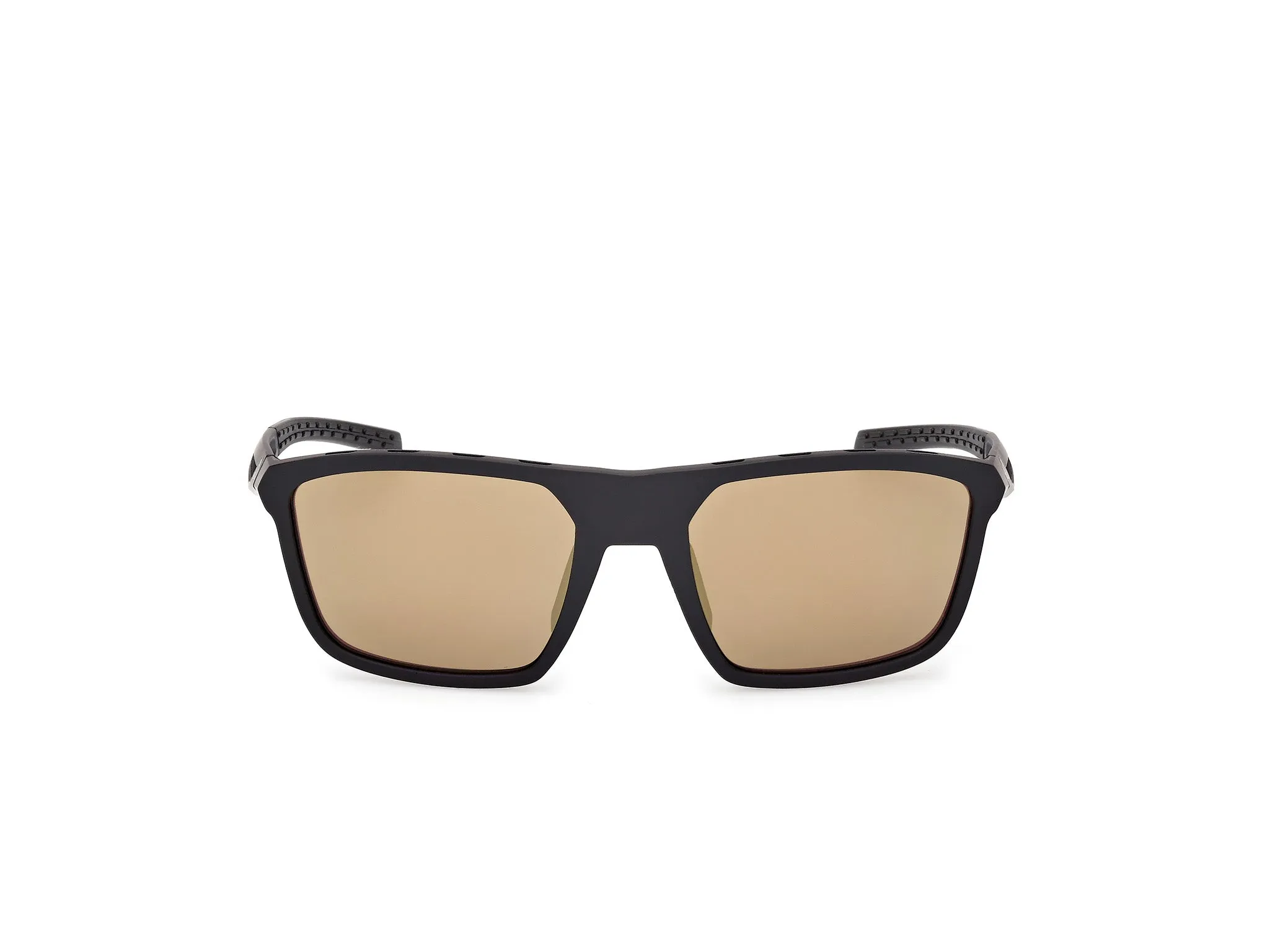 Adidas Sport SP0111 02G Occhiali da sole Iniettato Nero Marrone Squadrata Normale - immagine 2