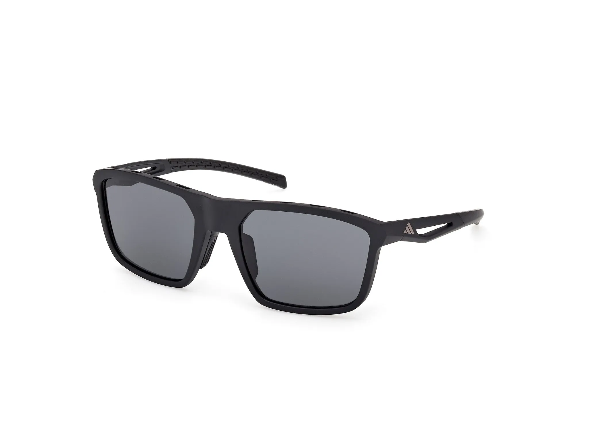 Adidas Sport SP0111 02A Occhiali da sole Iniettato Nero Fumo Squadrata Normale - immagine 1
