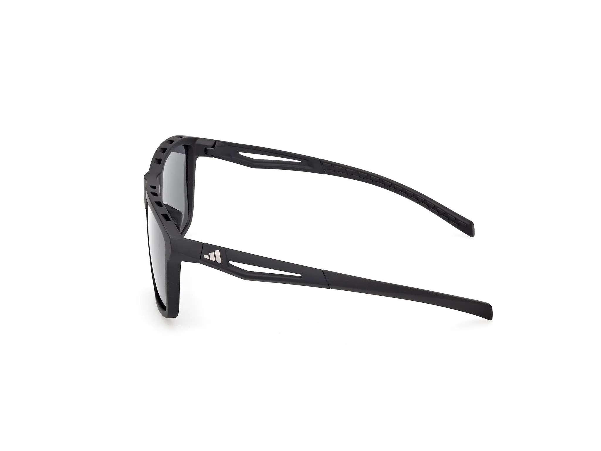 Adidas Sport SP0111 02A Occhiali da sole Iniettato Nero Fumo Squadrata Normale - immagine 3