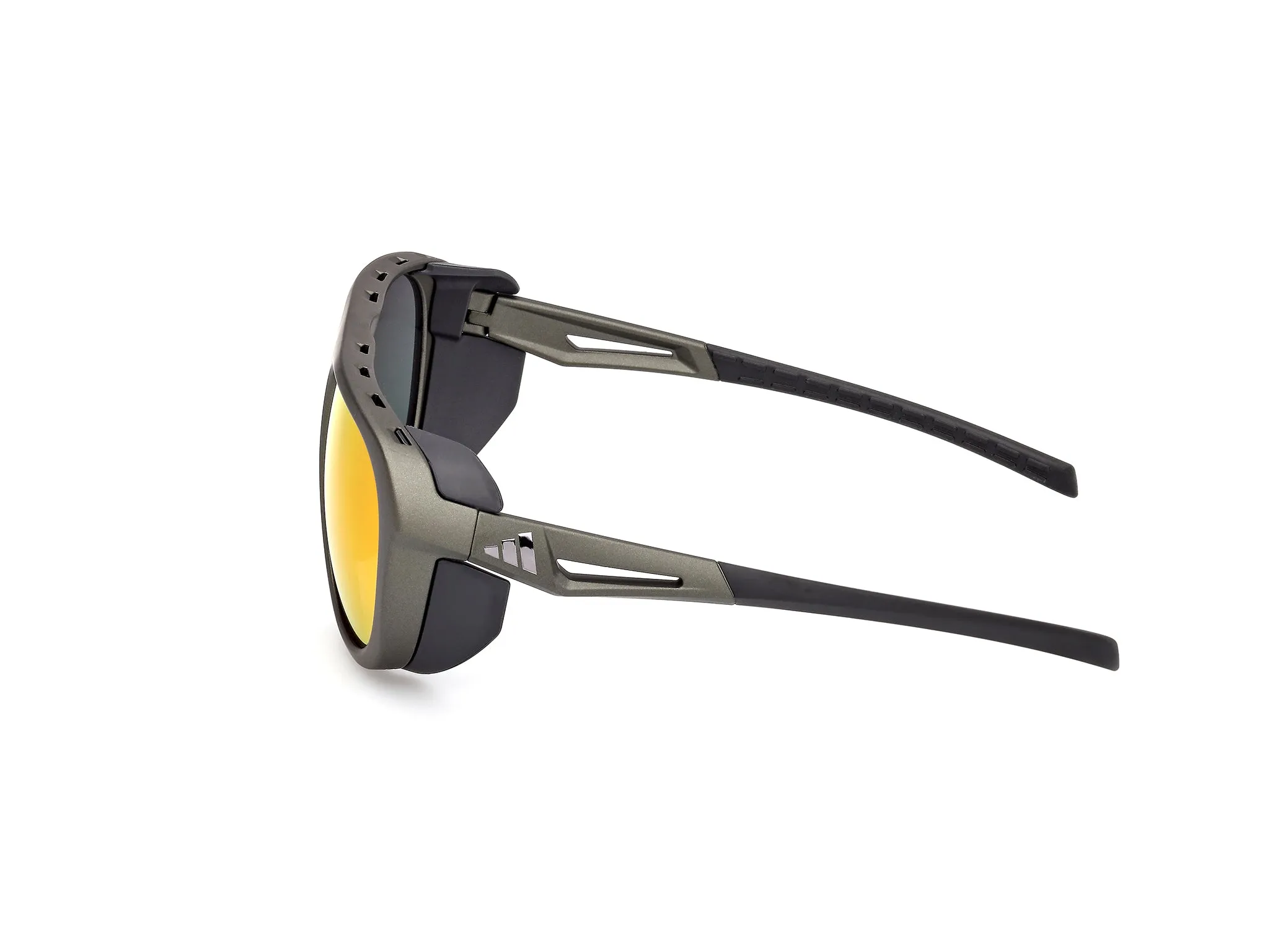 Adidas Sport SP0110 97L Occhiali da sole Iniettato Verde Roviex Pilot Normale - immagine 3
