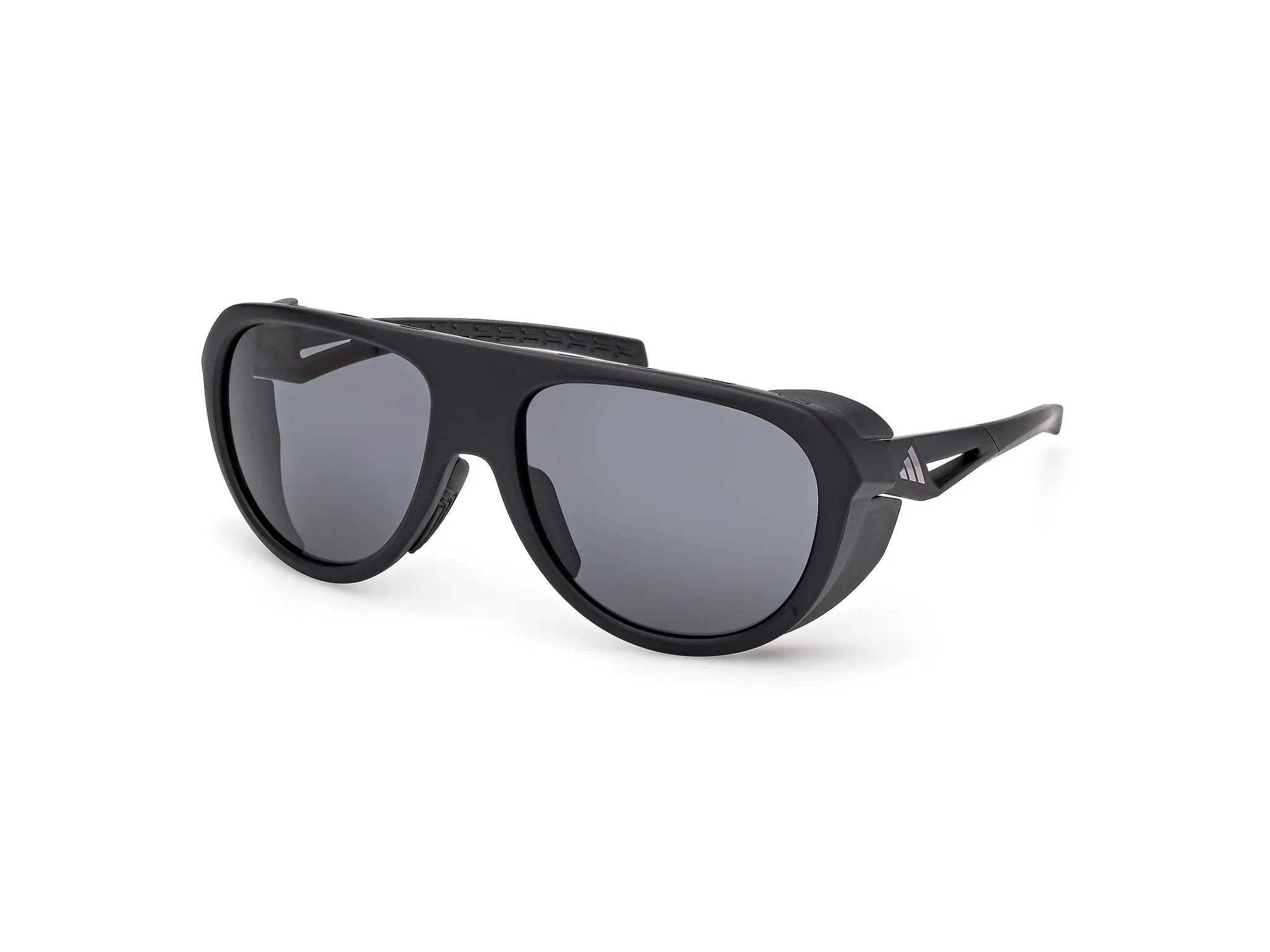 Adidas Sport SP0110 02A Occhiali da sole Iniettato Nero Fumo Pilot Normale - immagine 1