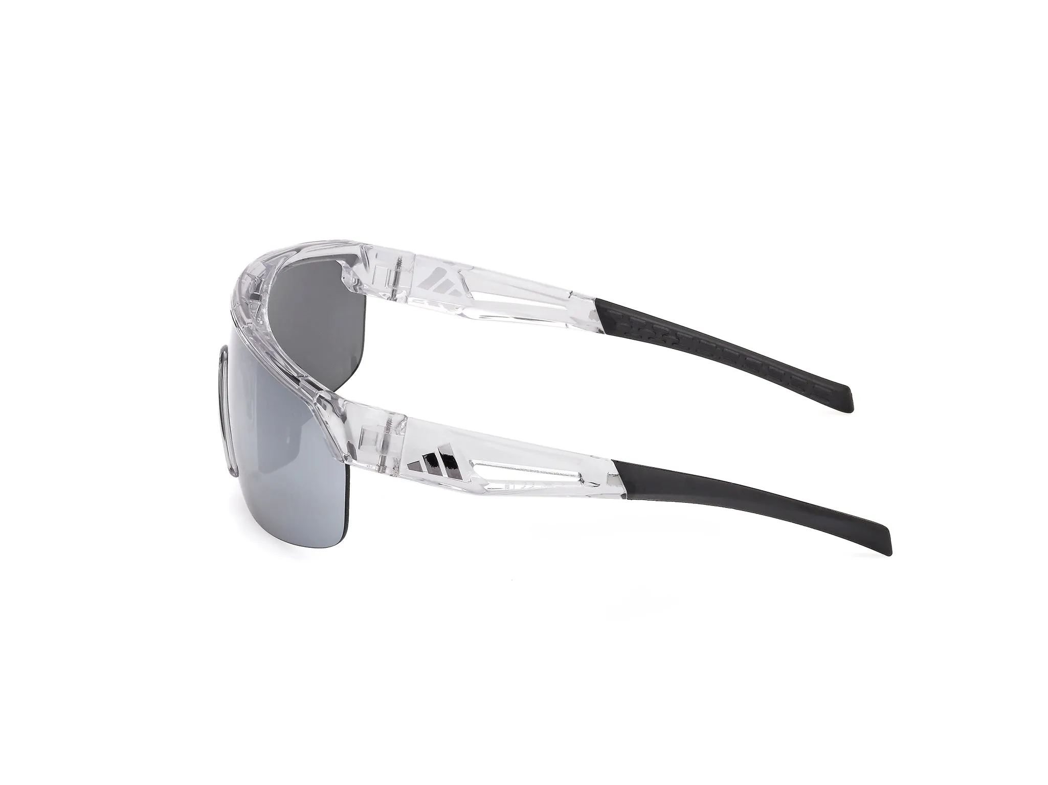 Adidas Sport SP0109 26C Occhiali da sole Iniettato Trasparente Fumo Maschera Normale - immagine 3
