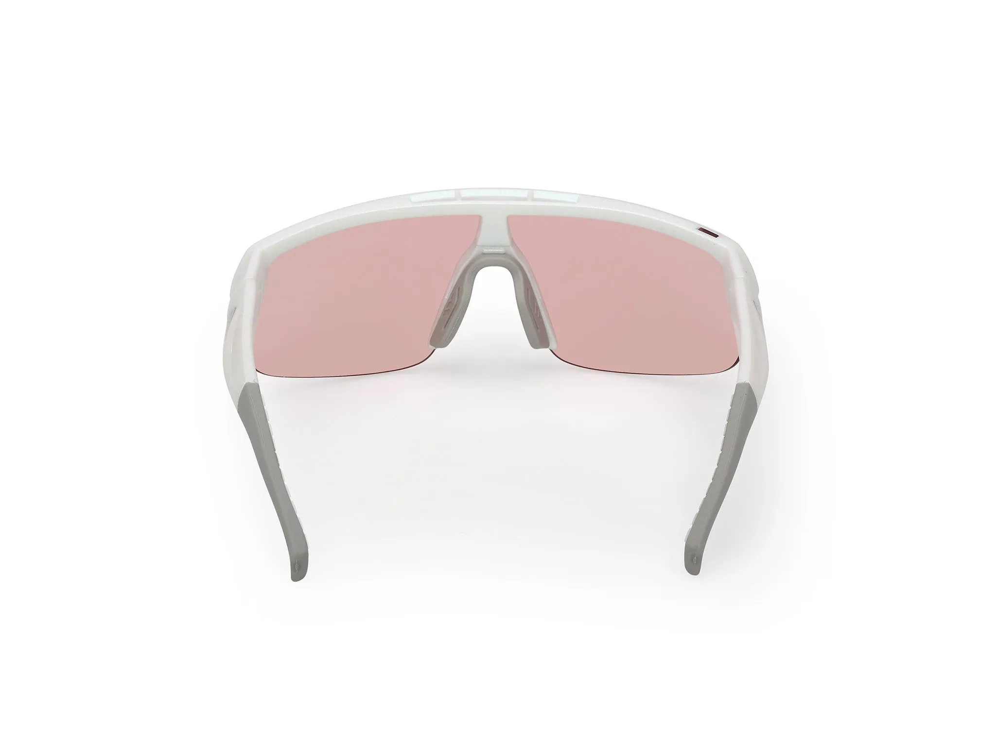 Adidas Sport SP0109 21Z Occhiali da sole Iniettato Bianco Viola Maschera Normale - immagine 4