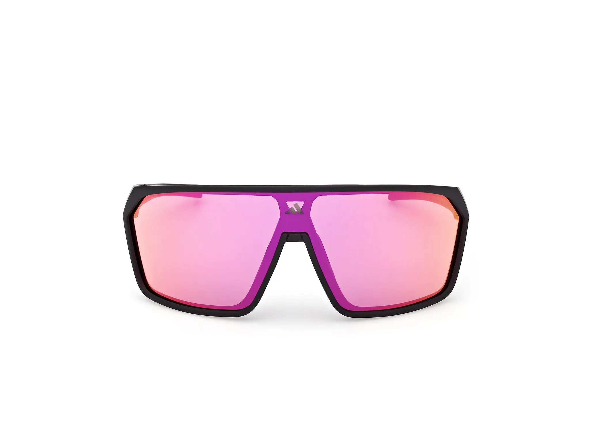 Adidas Sport SP0108 02Z Occhiali da sole Iniettato Nero Viola Maschera Normale - immagine 2