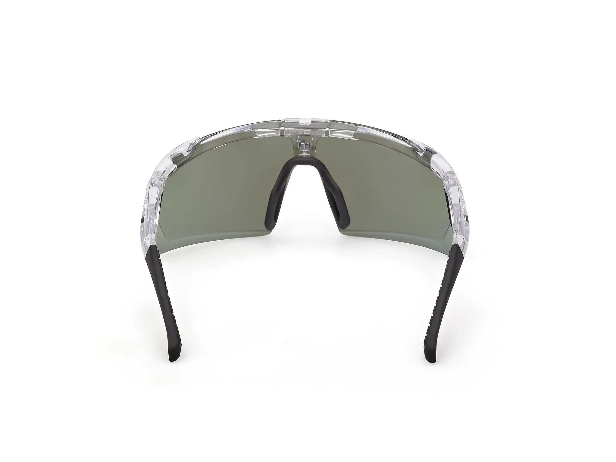 Adidas Sport SP0107 ADIDAS DUNAMIS EVO-S 26X Occhiali da sole Iniettato Trasparente Blu Maschera Normale - immagine 4