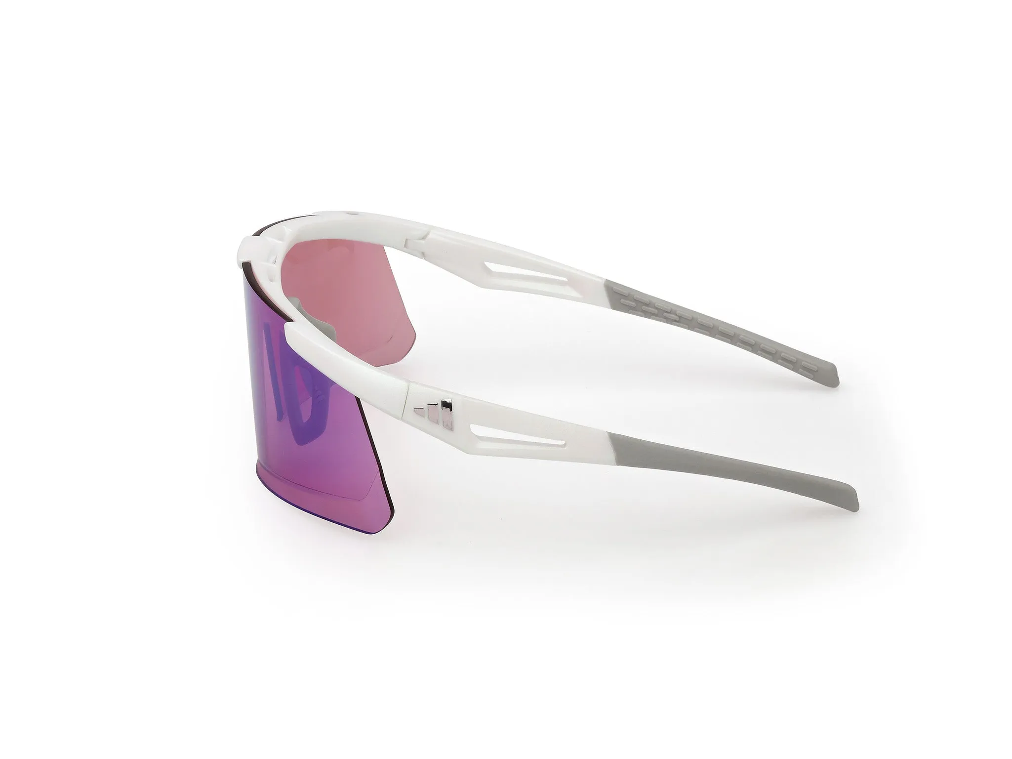 Adidas Sport SP0107 ADIDAS DUNAMIS EVO-S 21Z Occhiali da sole Iniettato Bianco Viola Maschera Normale - immagine 3