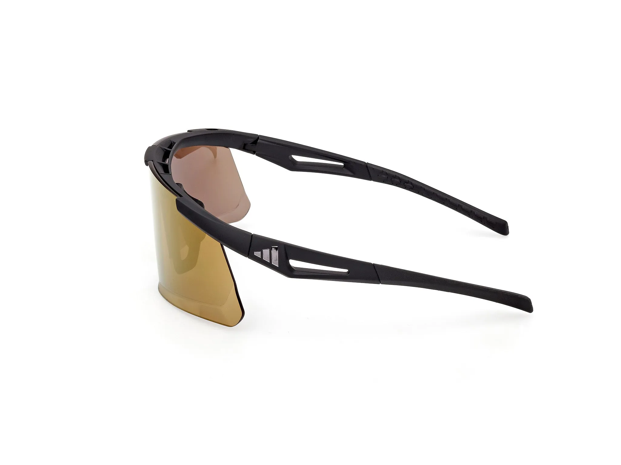 Adidas Sport SP0107 ADIDAS DUNAMIS EVO-S 02G Occhiali da sole Iniettato Nero Marrone Maschera Normale - immagine 3