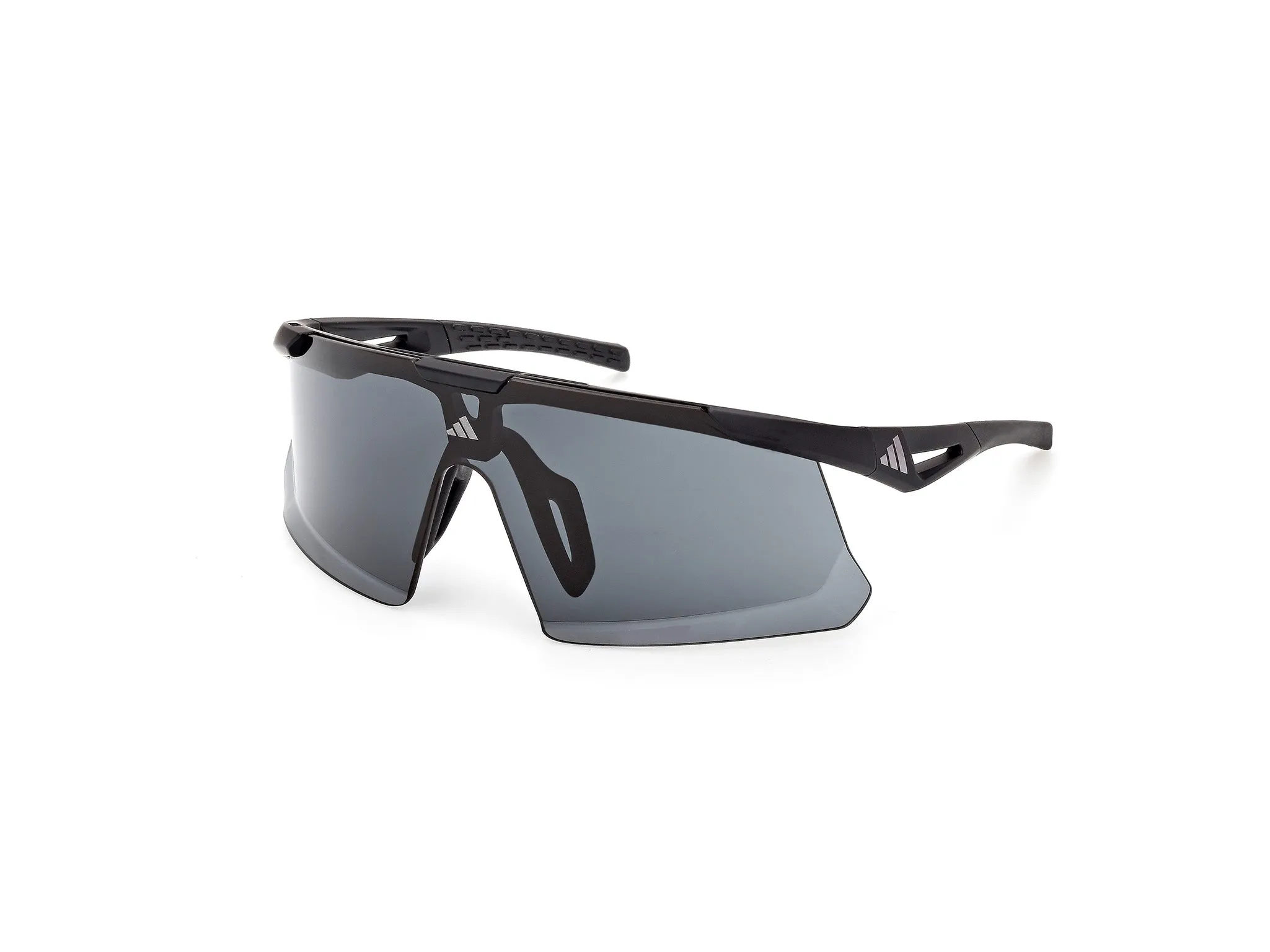 Adidas Sport SP0107 ADIDAS DUNAMIS EVO-S 02A Occhiali da sole Iniettato Nero Fumo Maschera Normale - immagine 1