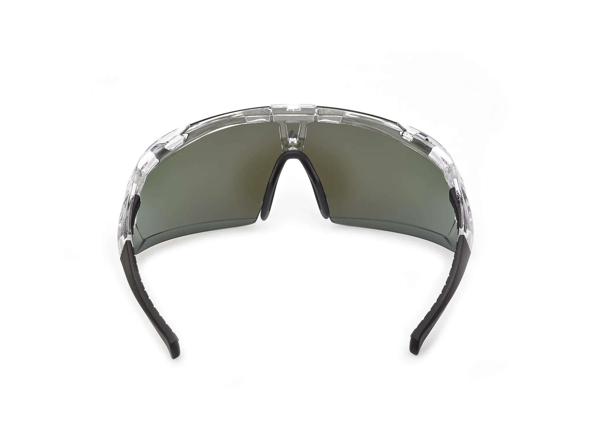 Adidas Sport SP0106 ADIDAS DUNAMIS EVO 26X Occhiali da sole Iniettato Trasparente Viola Maschera Normale - immagine 4