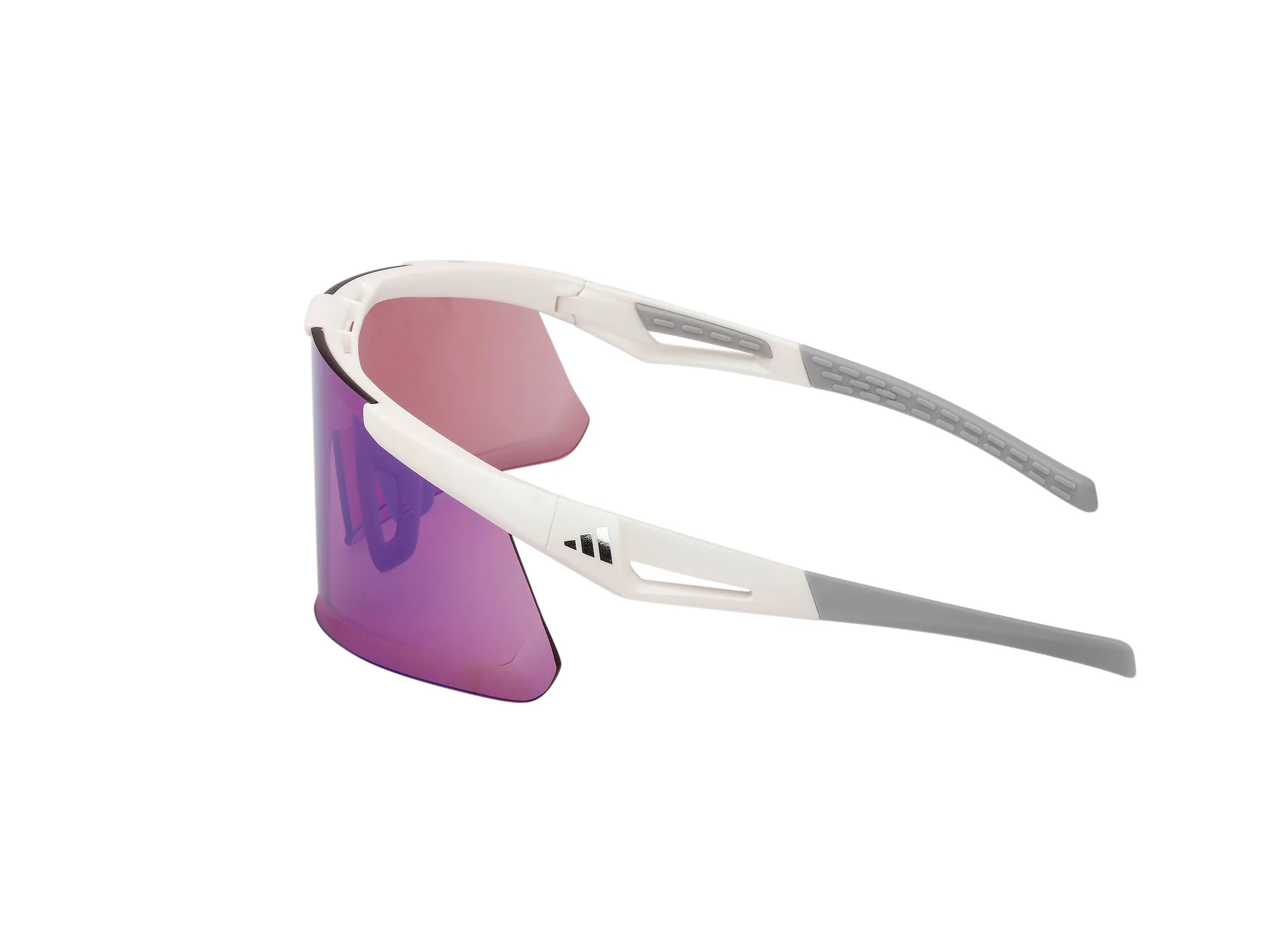Adidas Sport SP0106 ADIDAS DUNAMIS EVO 21Z Occhiali da sole Iniettato Bianco Viola Maschera Normale - immagine 3