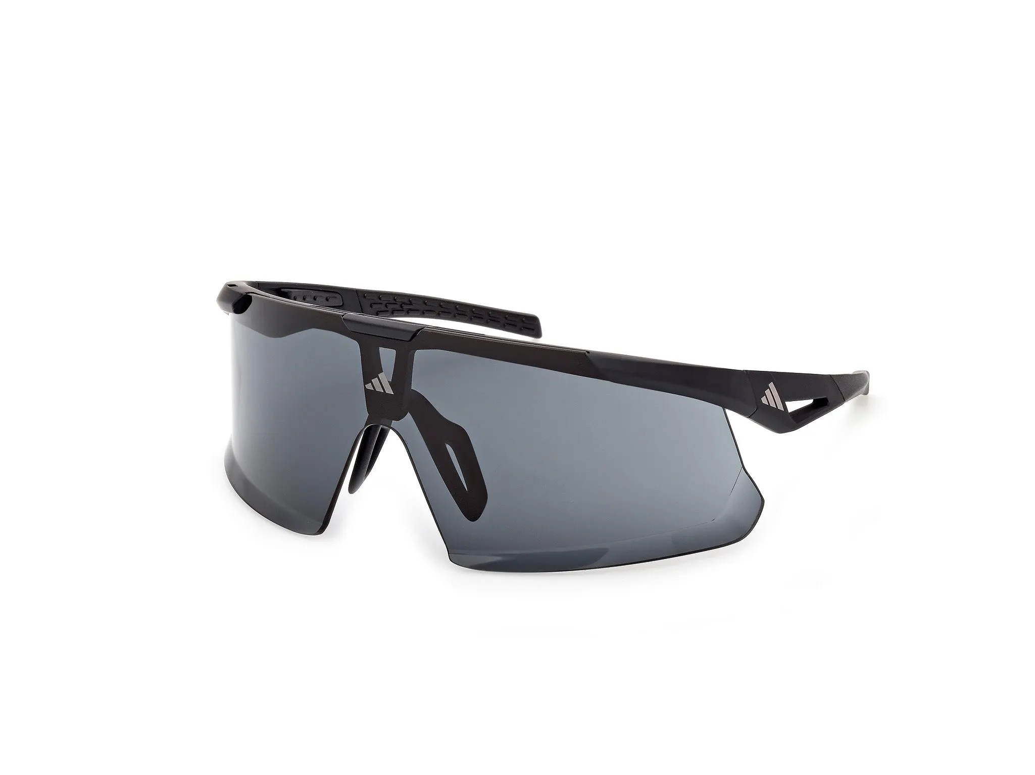 Adidas Sport SP0106 ADIDAS DUNAMIS EVO 02A Occhiali da sole Iniettato Nero Fumo Maschera Normale - immagine 1