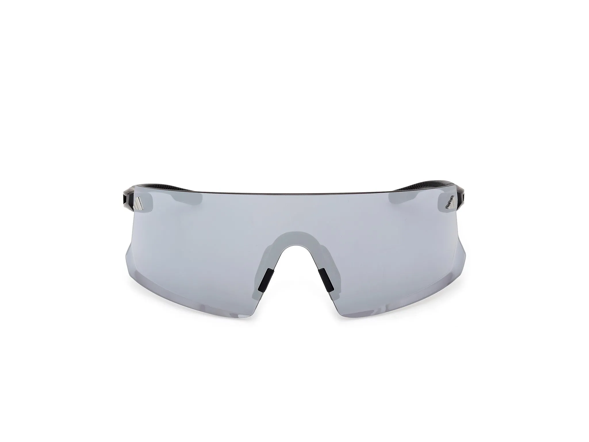 Adidas Sport SP0090 ADIDAS DUNAMIS 02C Occhiali da sole Iniettato Nero Fumo Maschera Normale - immagine 2